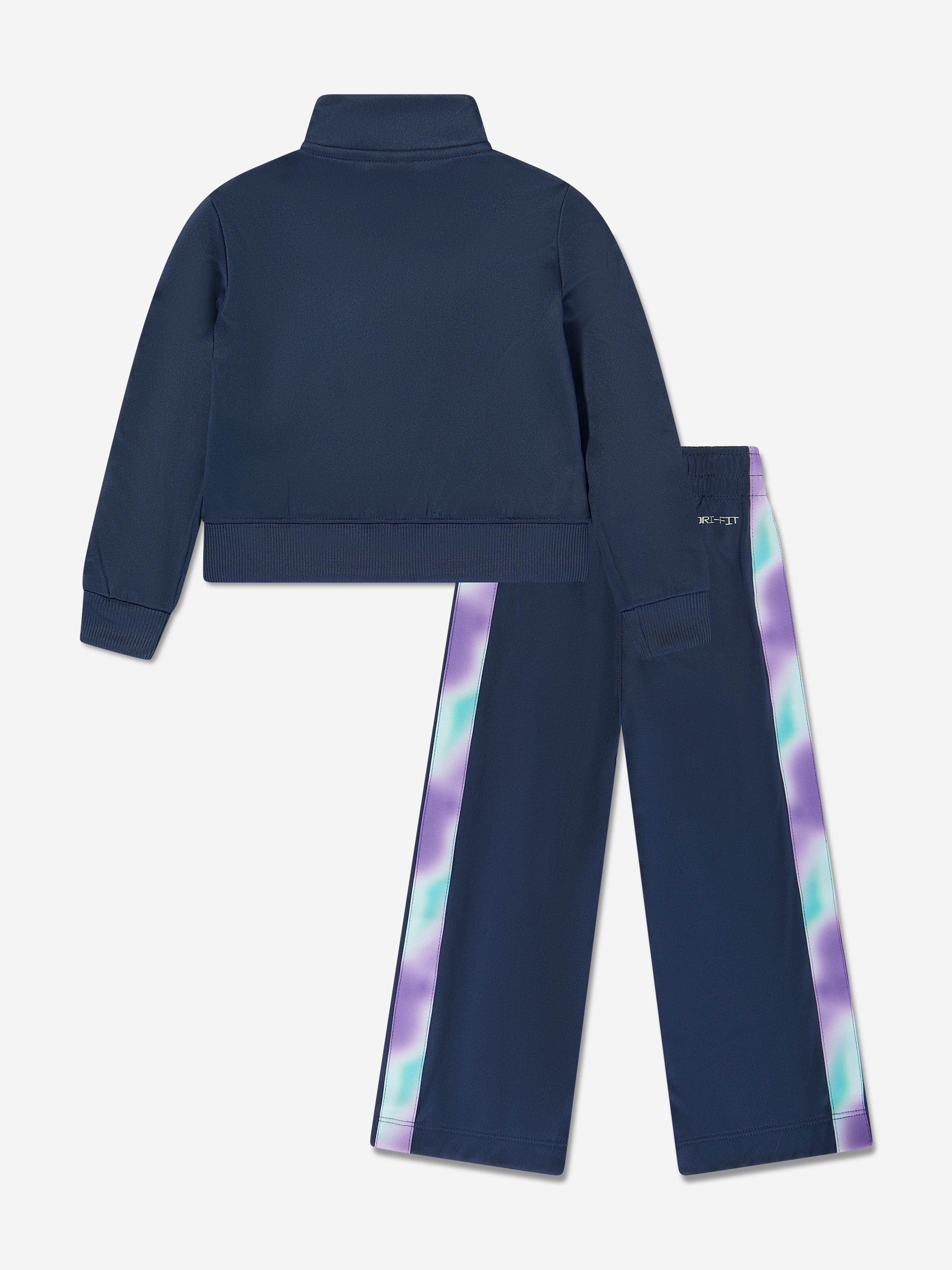 Girls Solarised Tracksuit in Navy