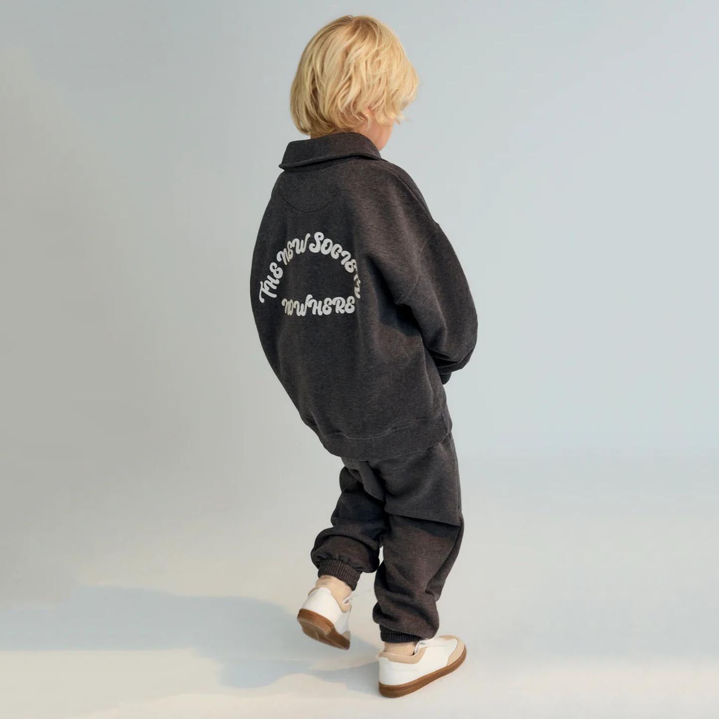 Boys & Girls Grey Cotton Sweatshirt