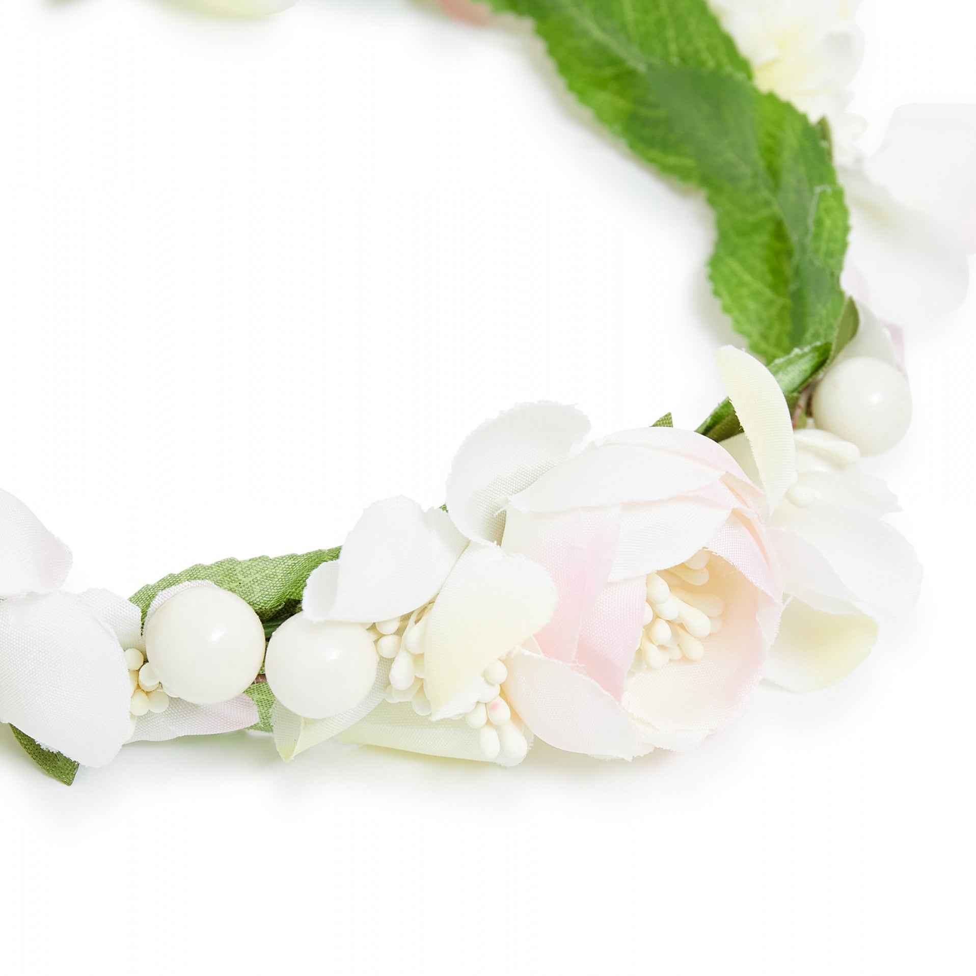 White Flowers Headband