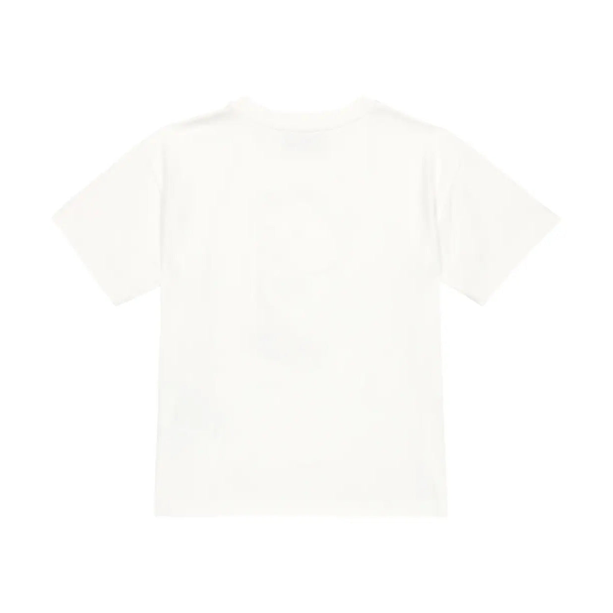 Boys & Girls White Logo Cotton T-Shirt