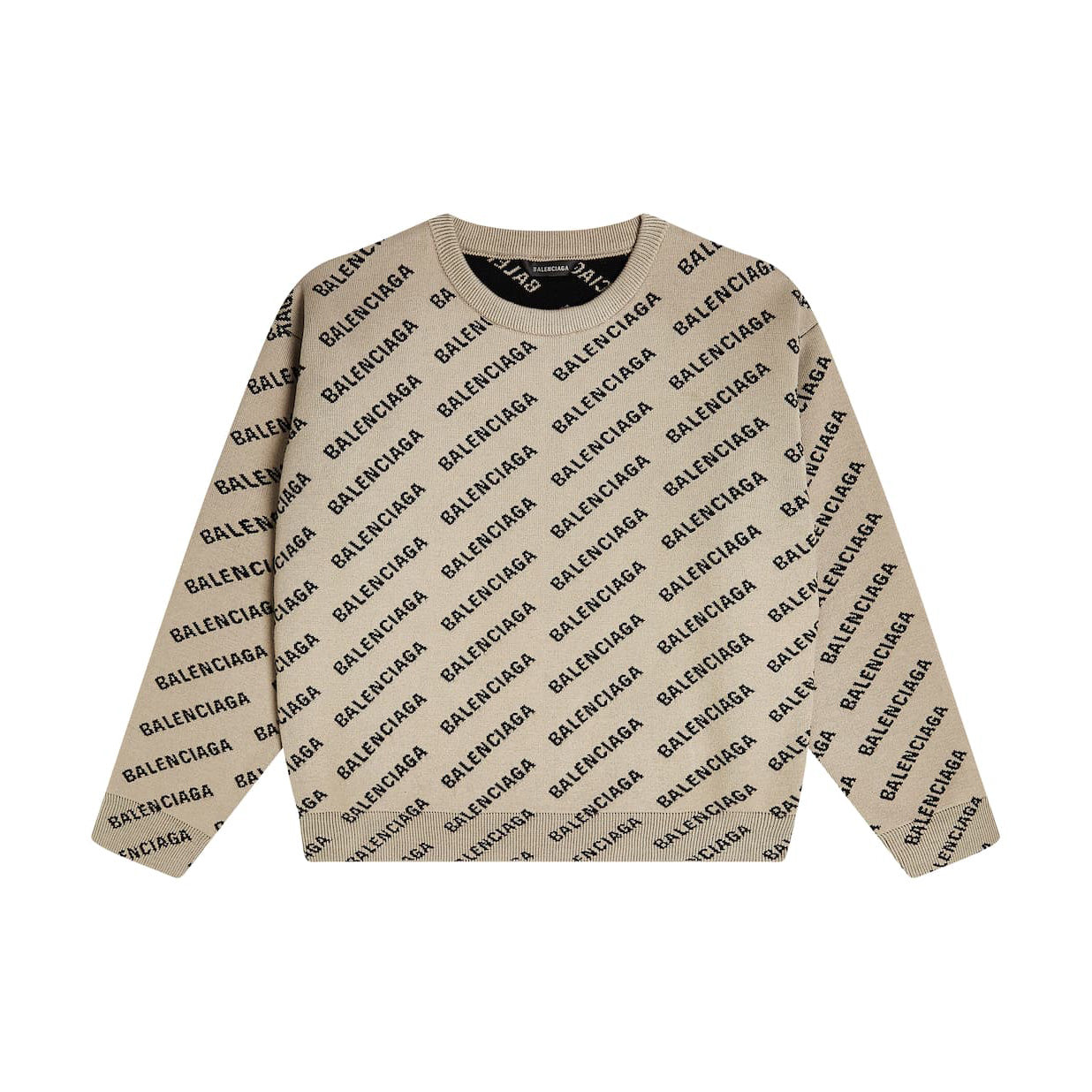 Boys & Girls Beige Logo Sweater