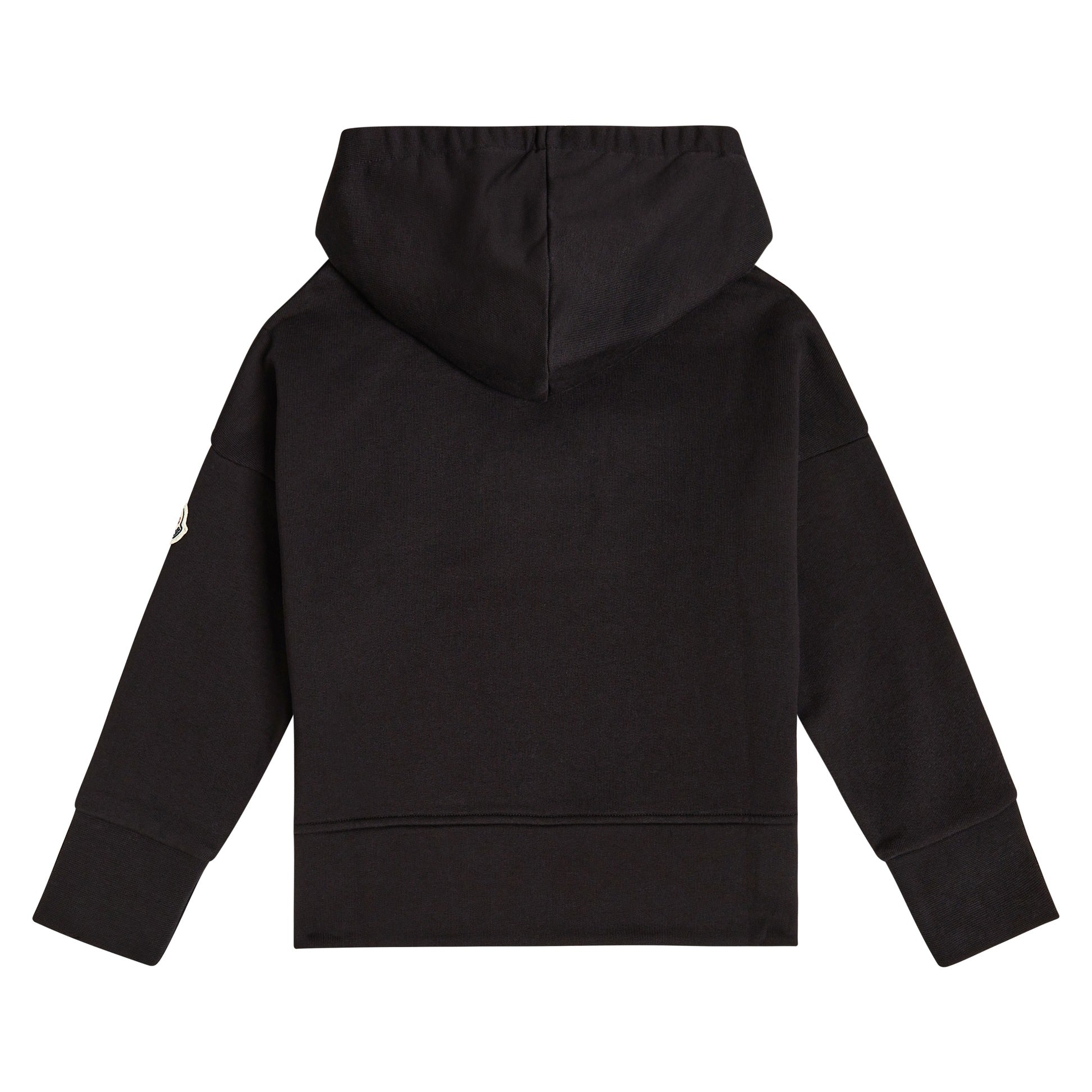Girls Black Logo Hooded Sweatshirt