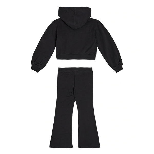 Girls Black Cotton Set