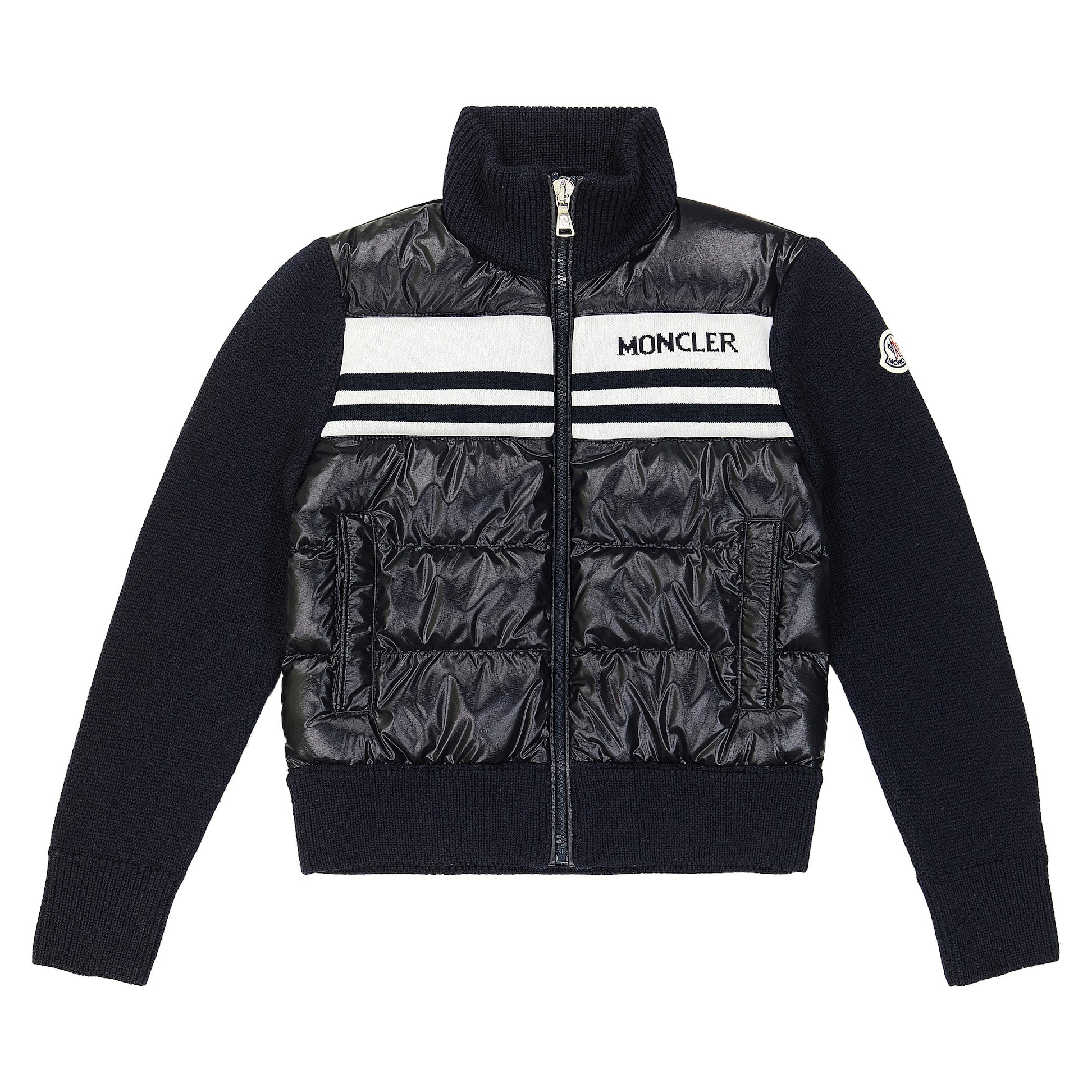 Boys Navy Zip-Up Jacket