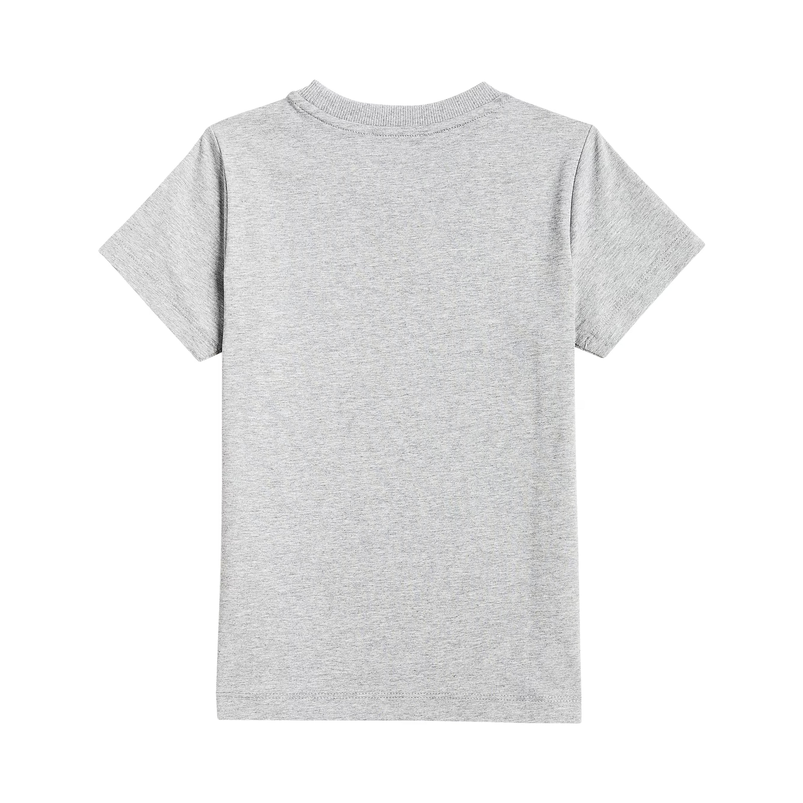Boys & Girls Grey Teddy Bear Cotton T-Shirt