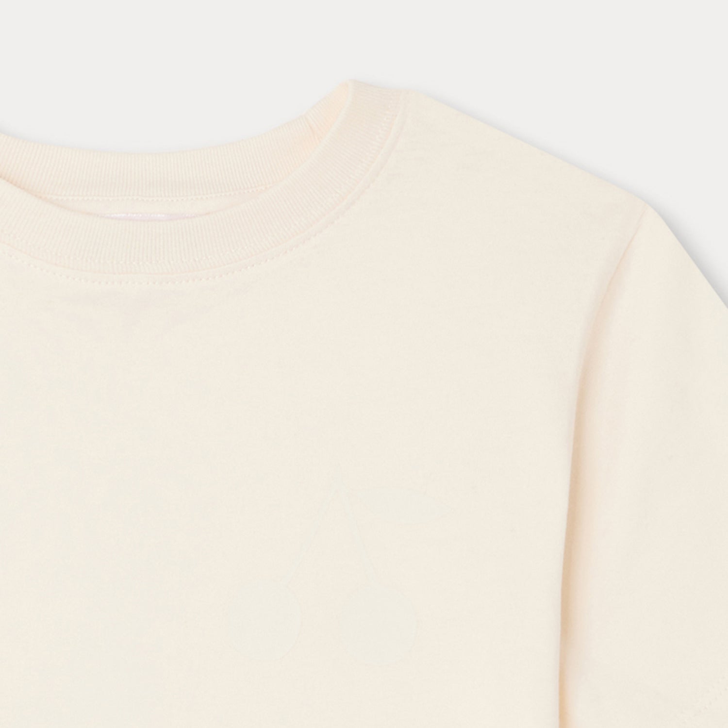 Girls Pale Pink Cotton T-Shirt