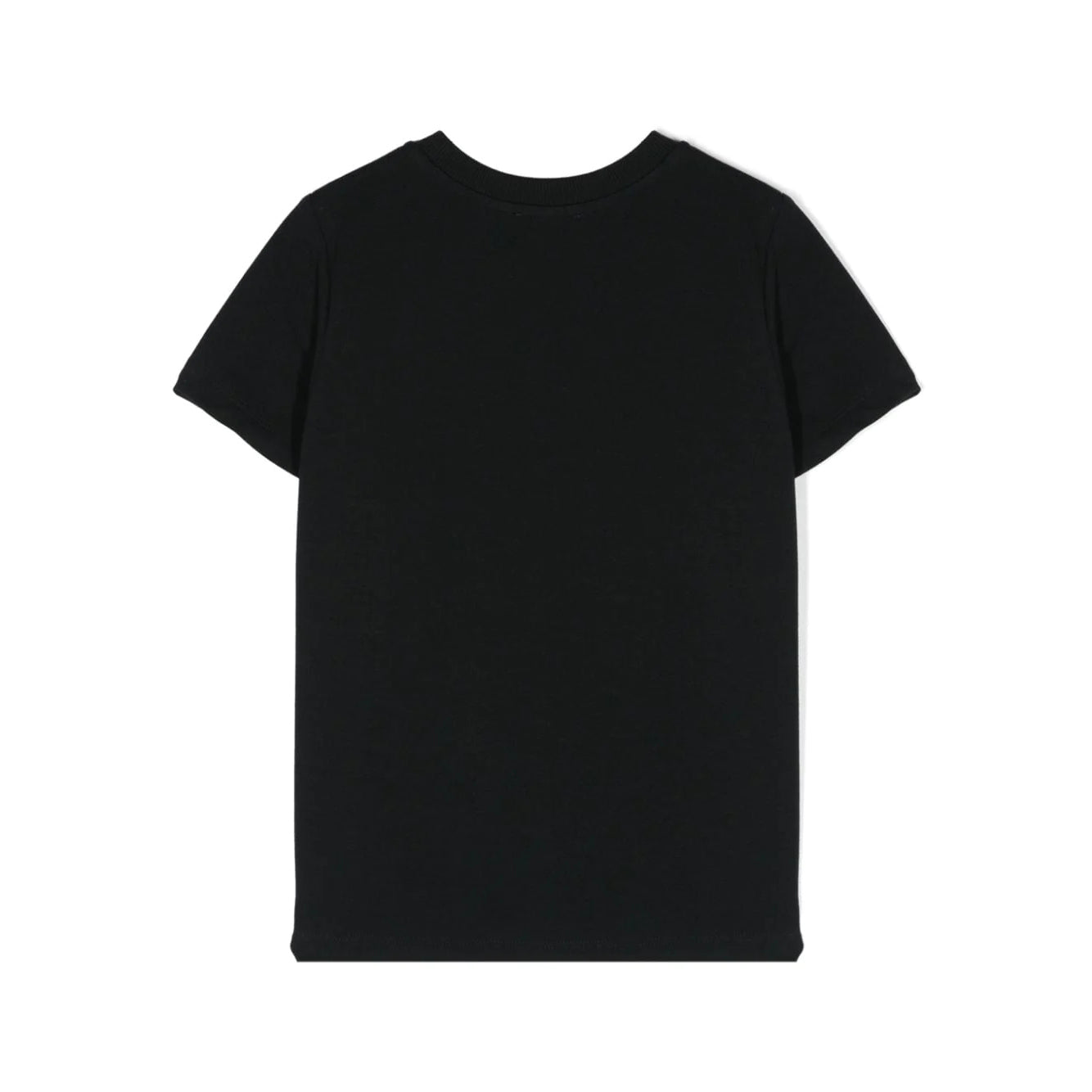 Boys & Girls Black Teddy Bear Cotton T-Shirt