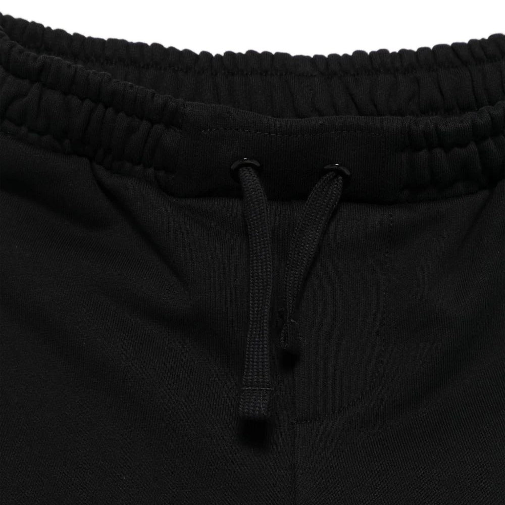 Boys Black Printed Logo Cotton Set