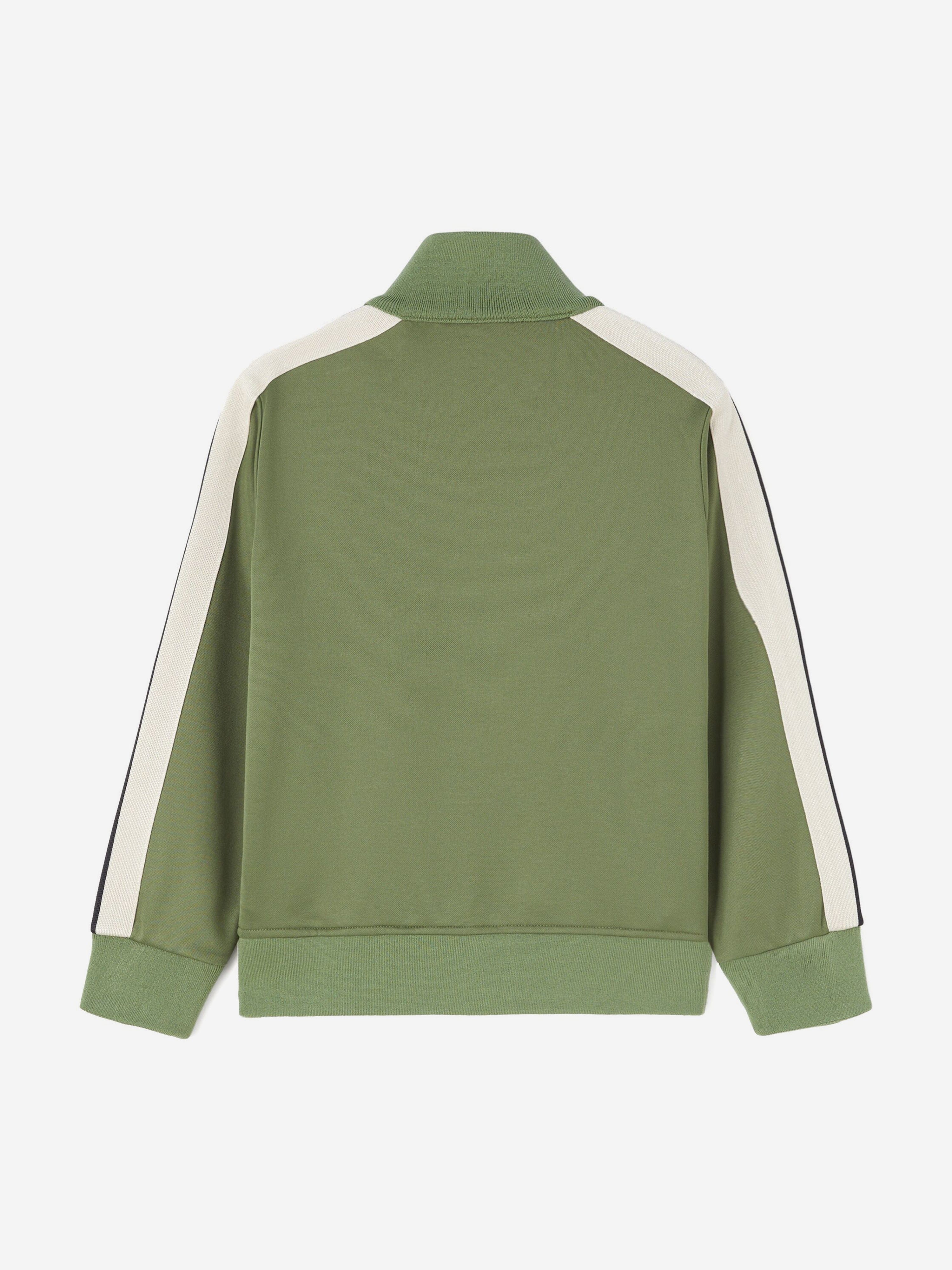 Palm Angels Boys Track Jacket in Green