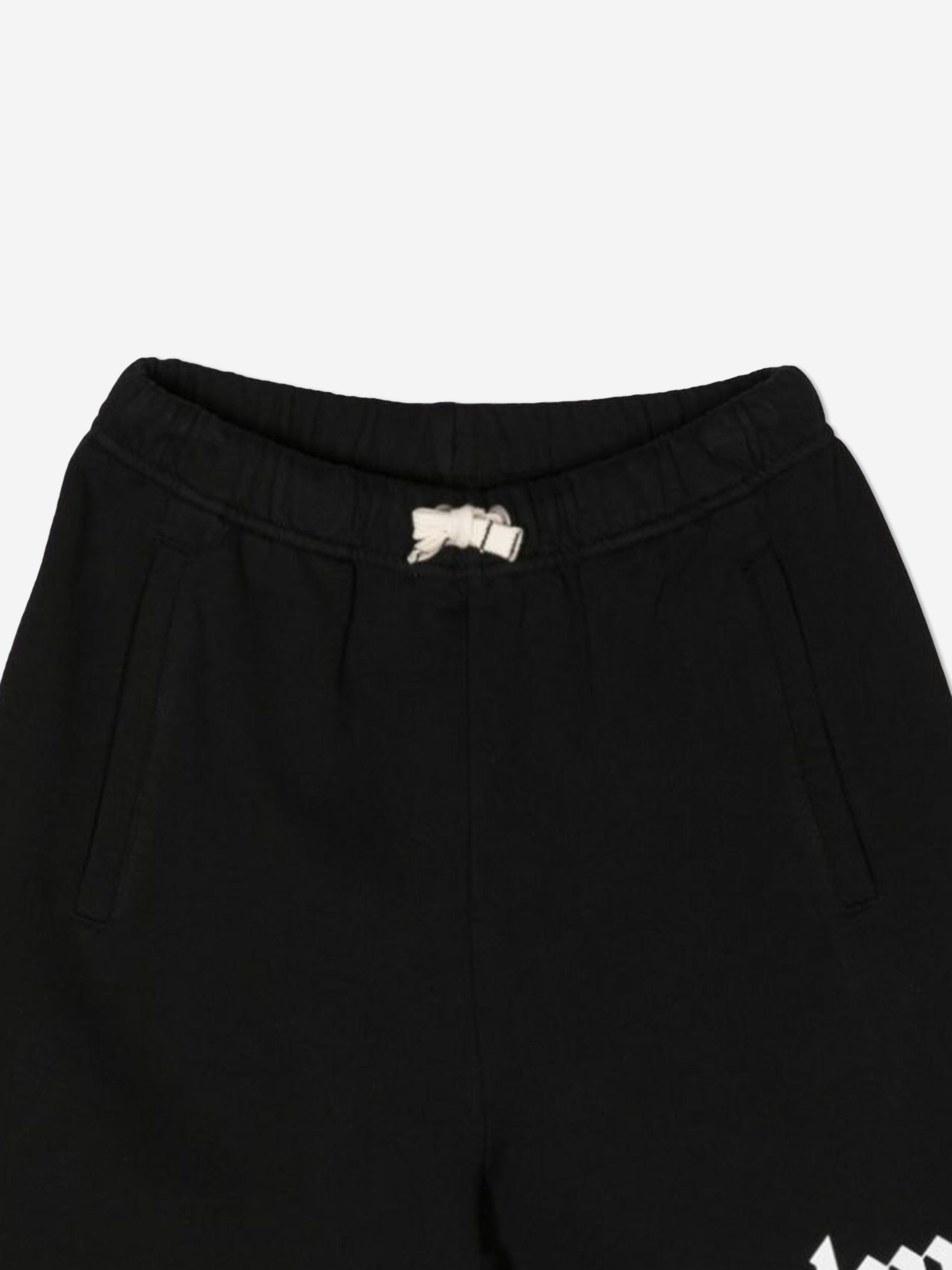 Palm Angels Boys Classic Overlogo Shorts in Black