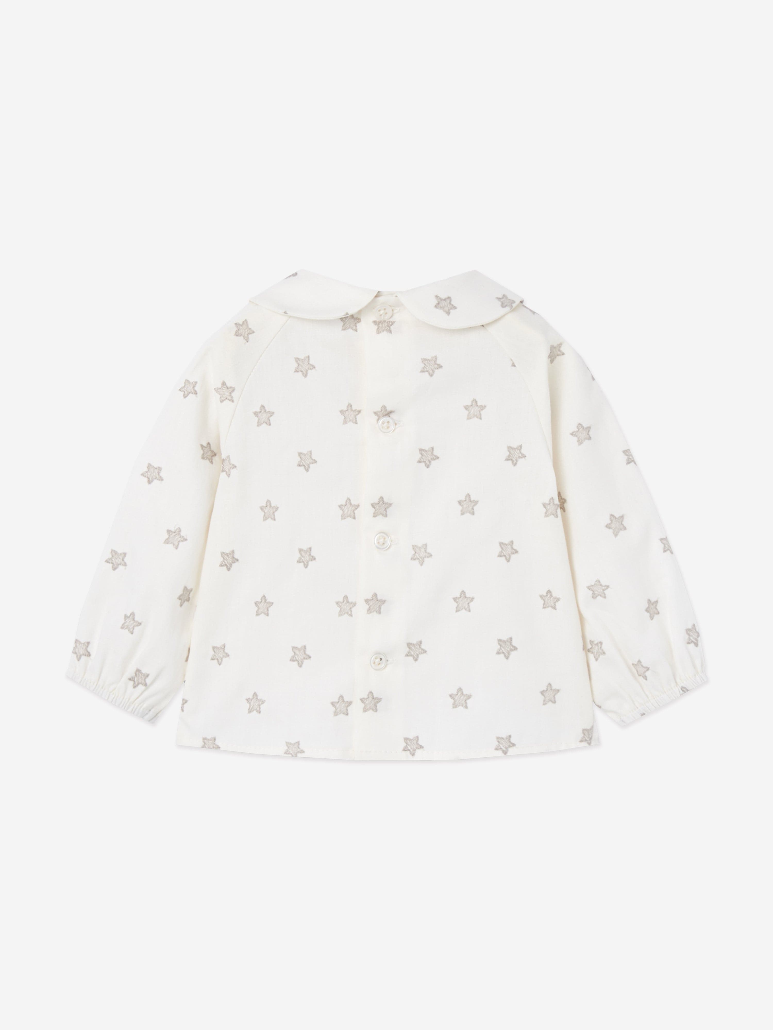 Baby 3 Piece Shorts Set in Brown