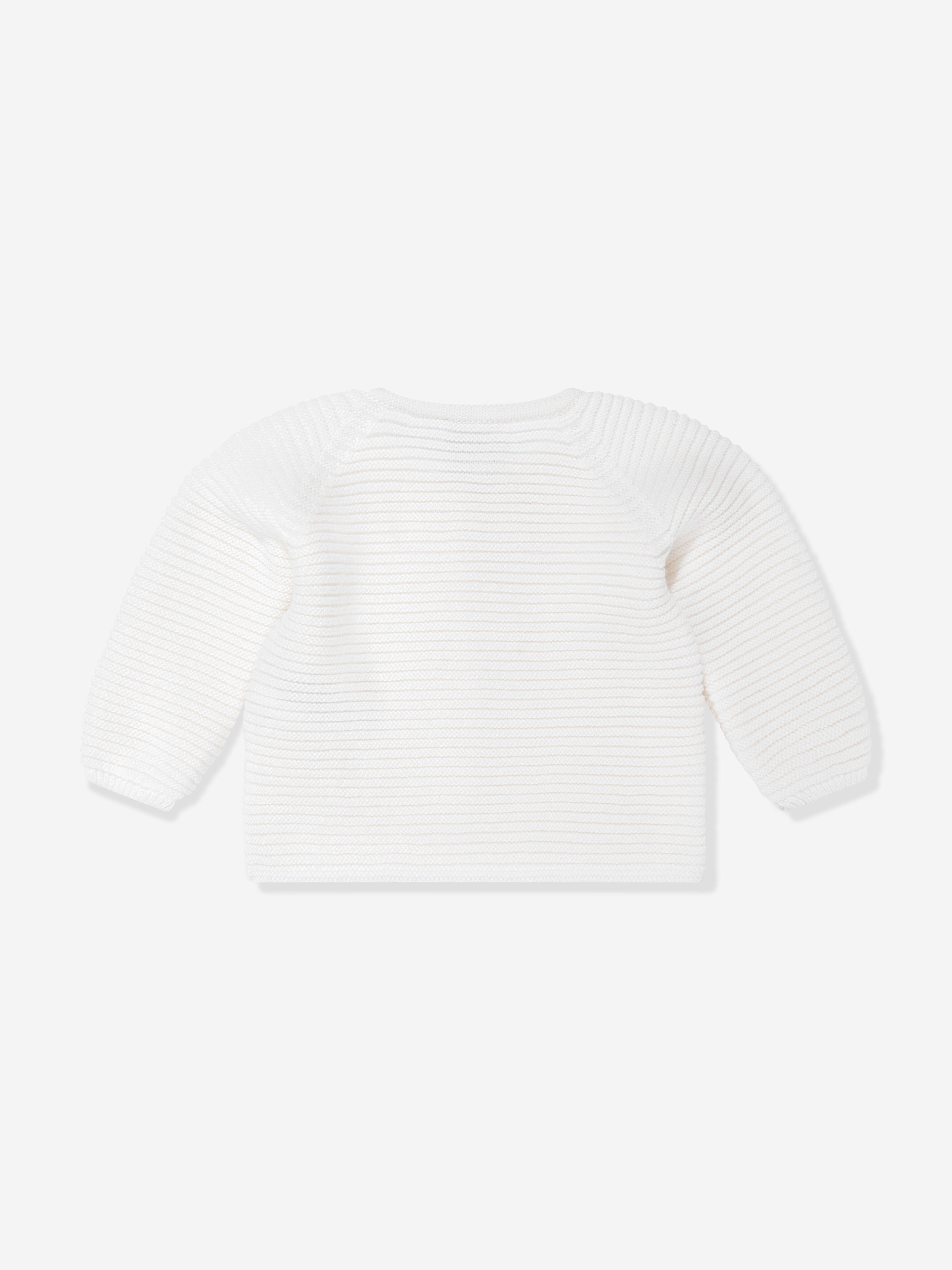 Baby Knitted Cardigan in Ivory