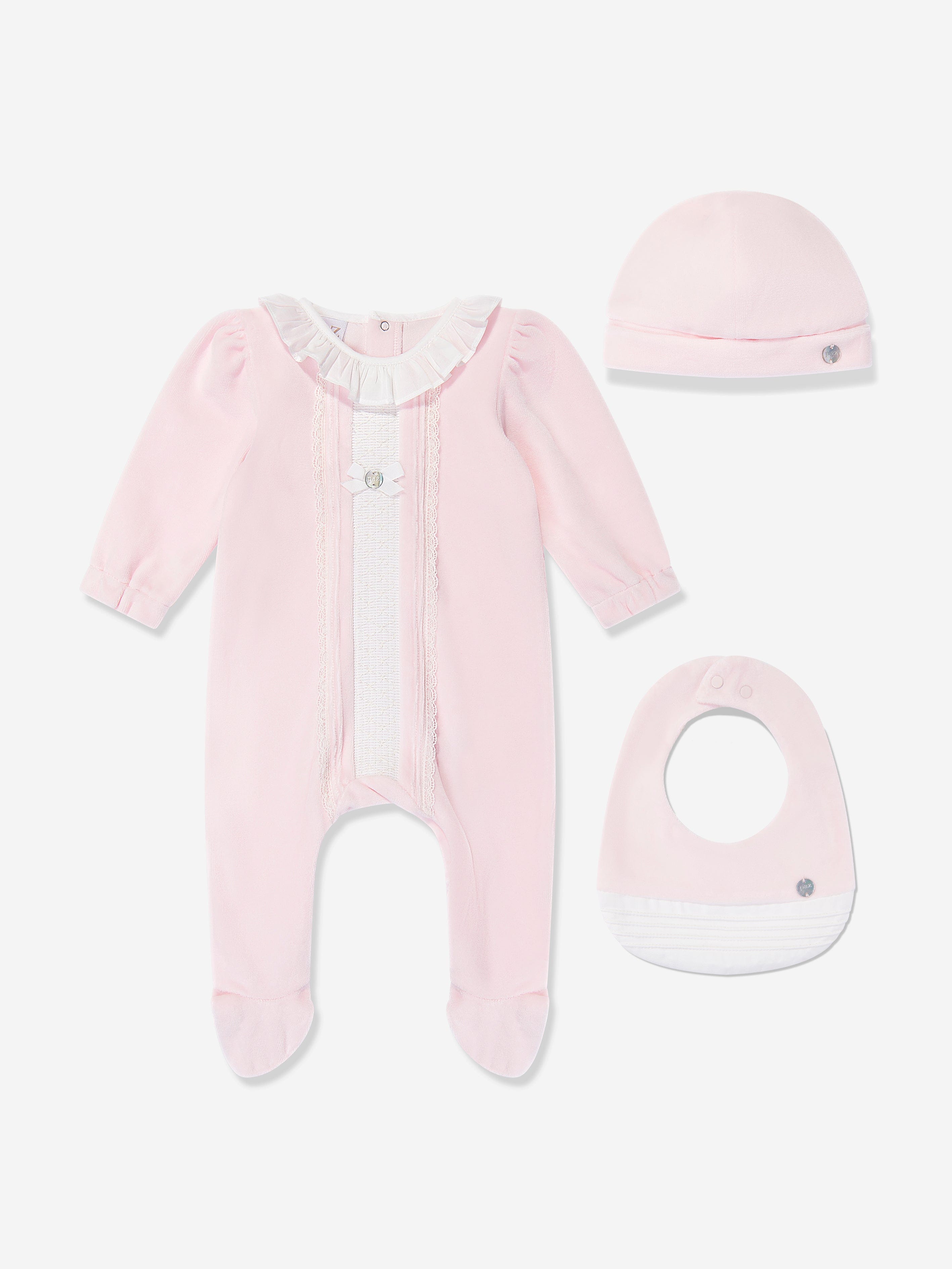 Baby Girls Babygrow Gift Set in Pink