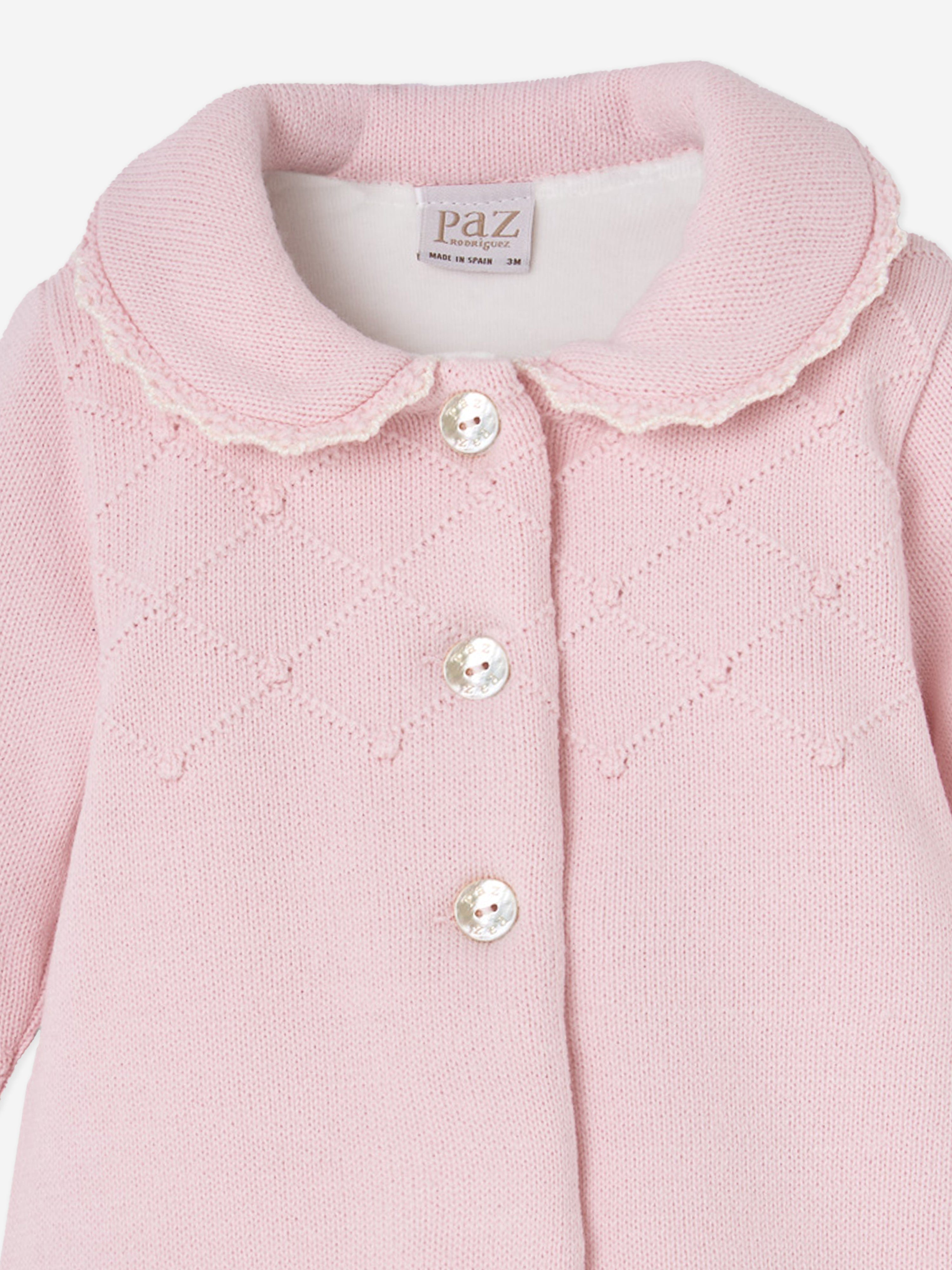 Baby GirlsWool Coat in Pink