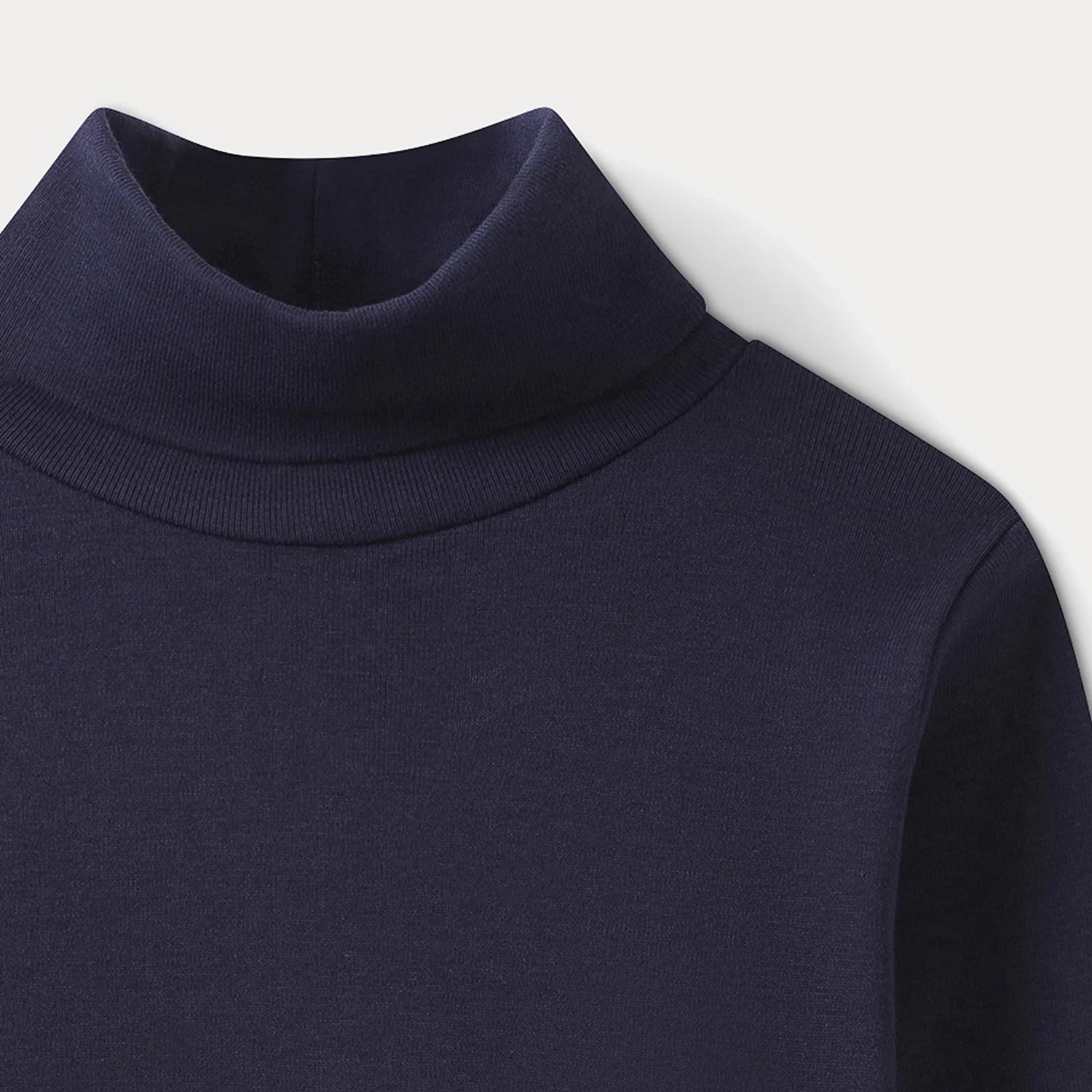 Girls Navy Cotton T-Shirt