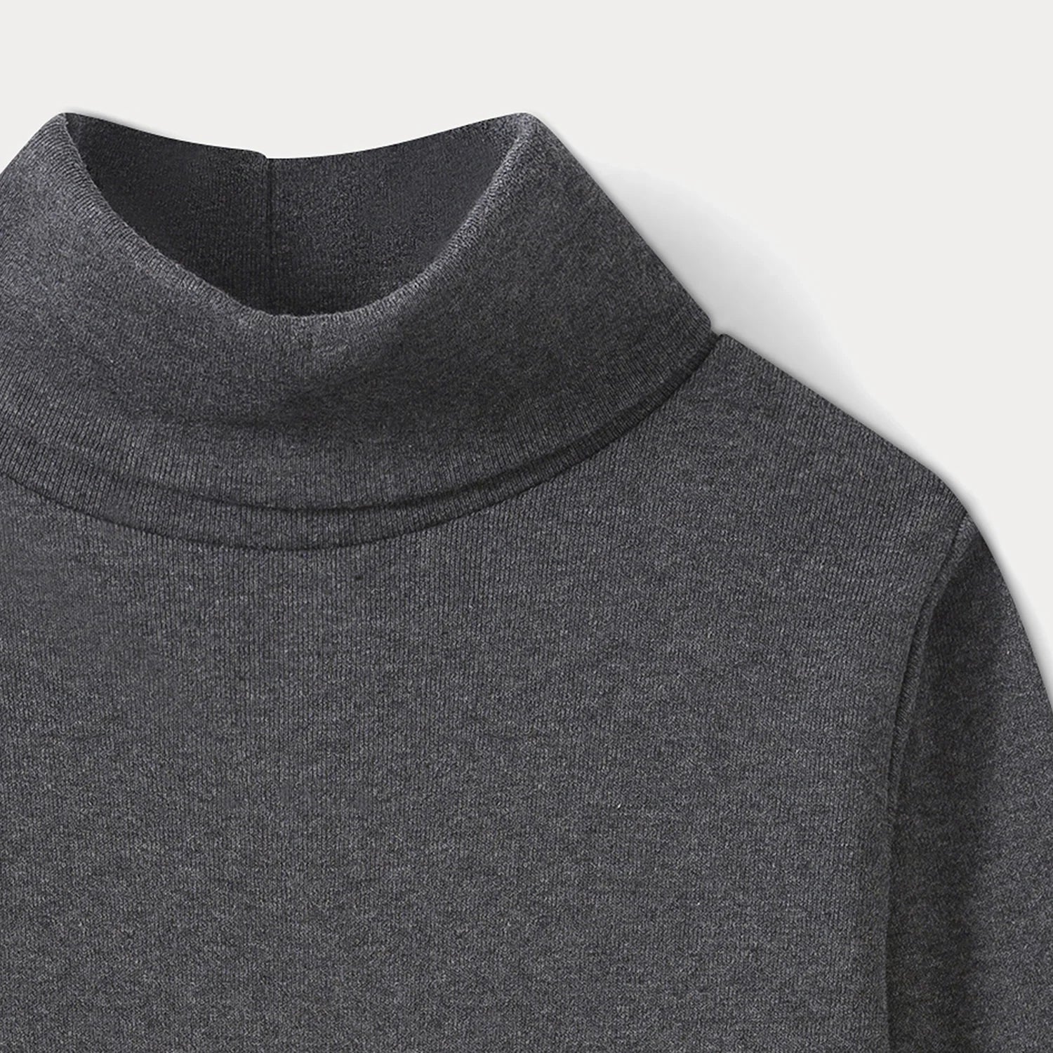 Girls Dark Grey Cotton T-Shirt