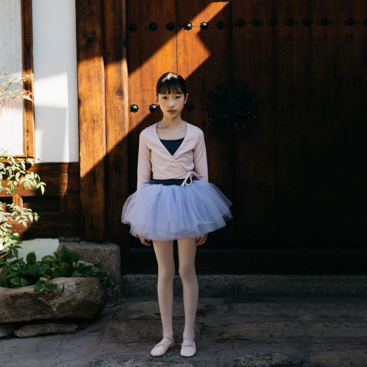 Girls Pink Ballet Cardigan