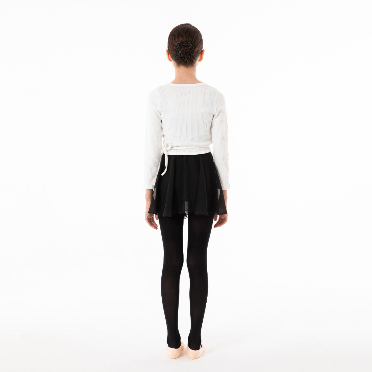 Girls White Ballet Cardigan