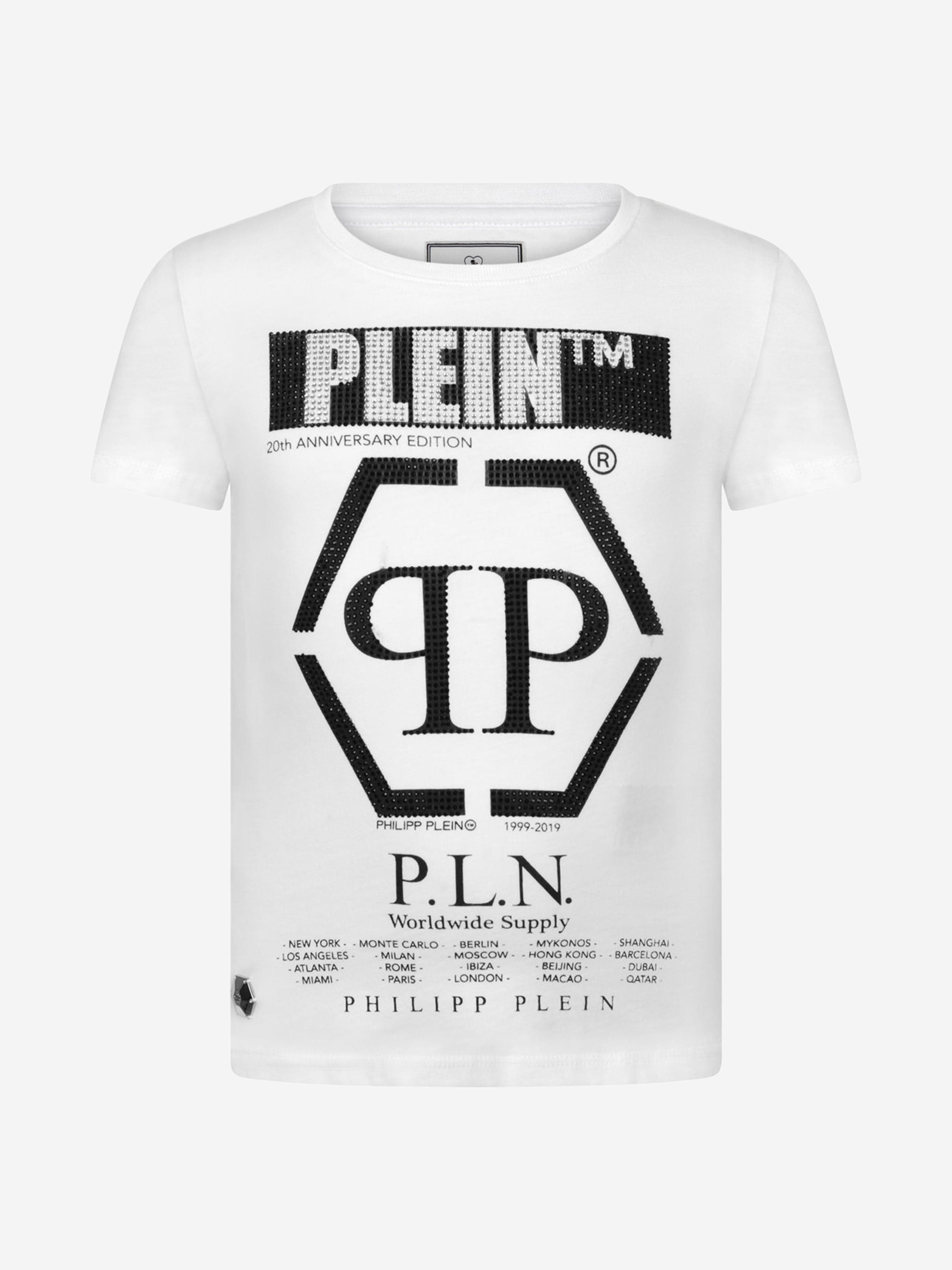 Philipp Plein Girls 20th Anniversary Edition Logo Top