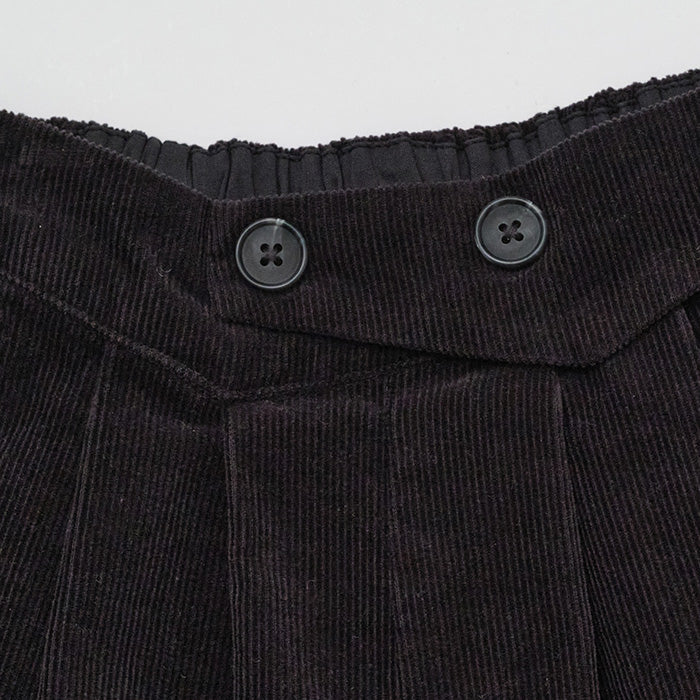 Girls Charcoal Corduroy Trousers