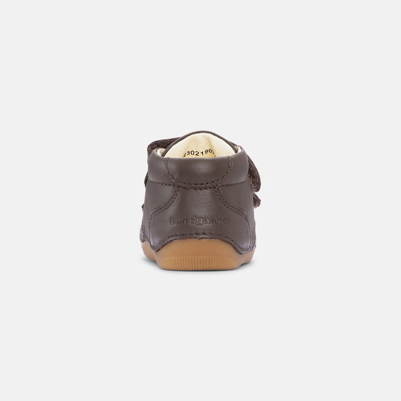 Baby Girls Dark Brown "Petit Flower" Shoes