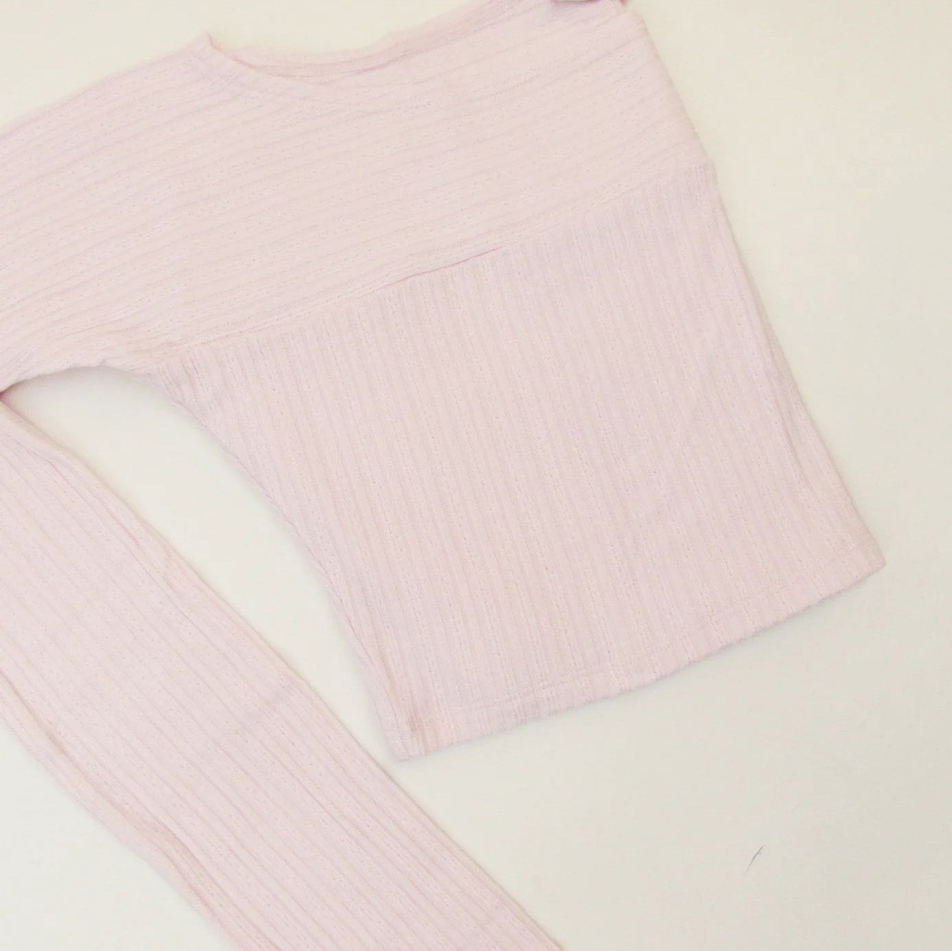 Girls Pink Ballet Top(Pink Marshmallow - Kids Vika Top)