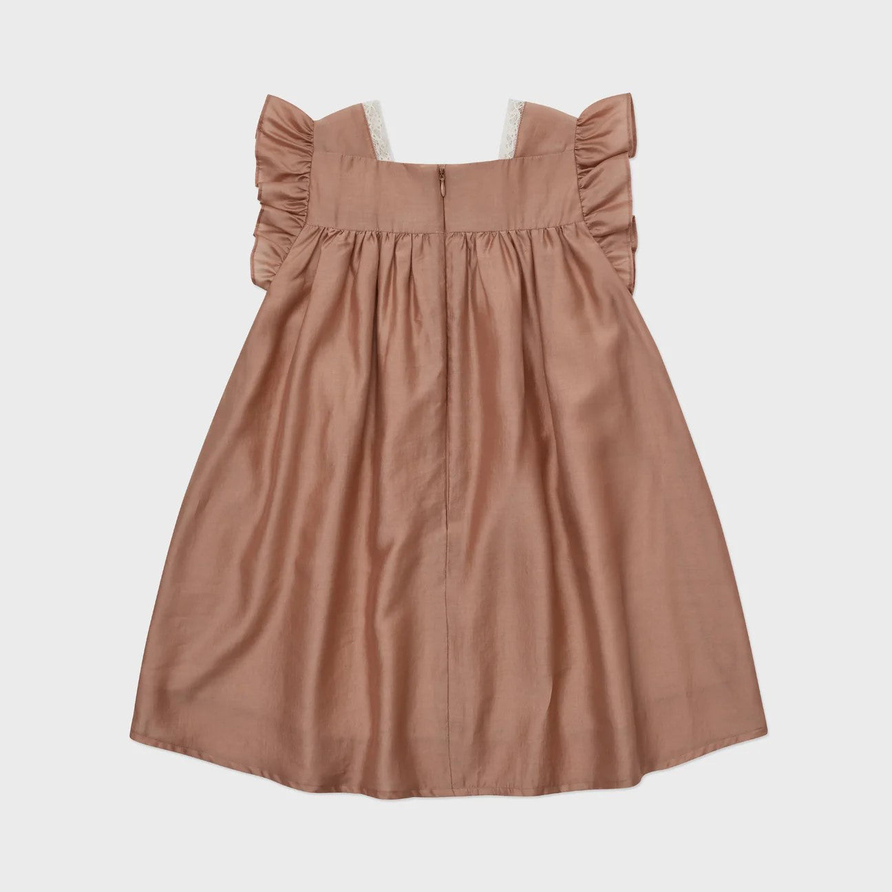 Girls Deep Orange Dress