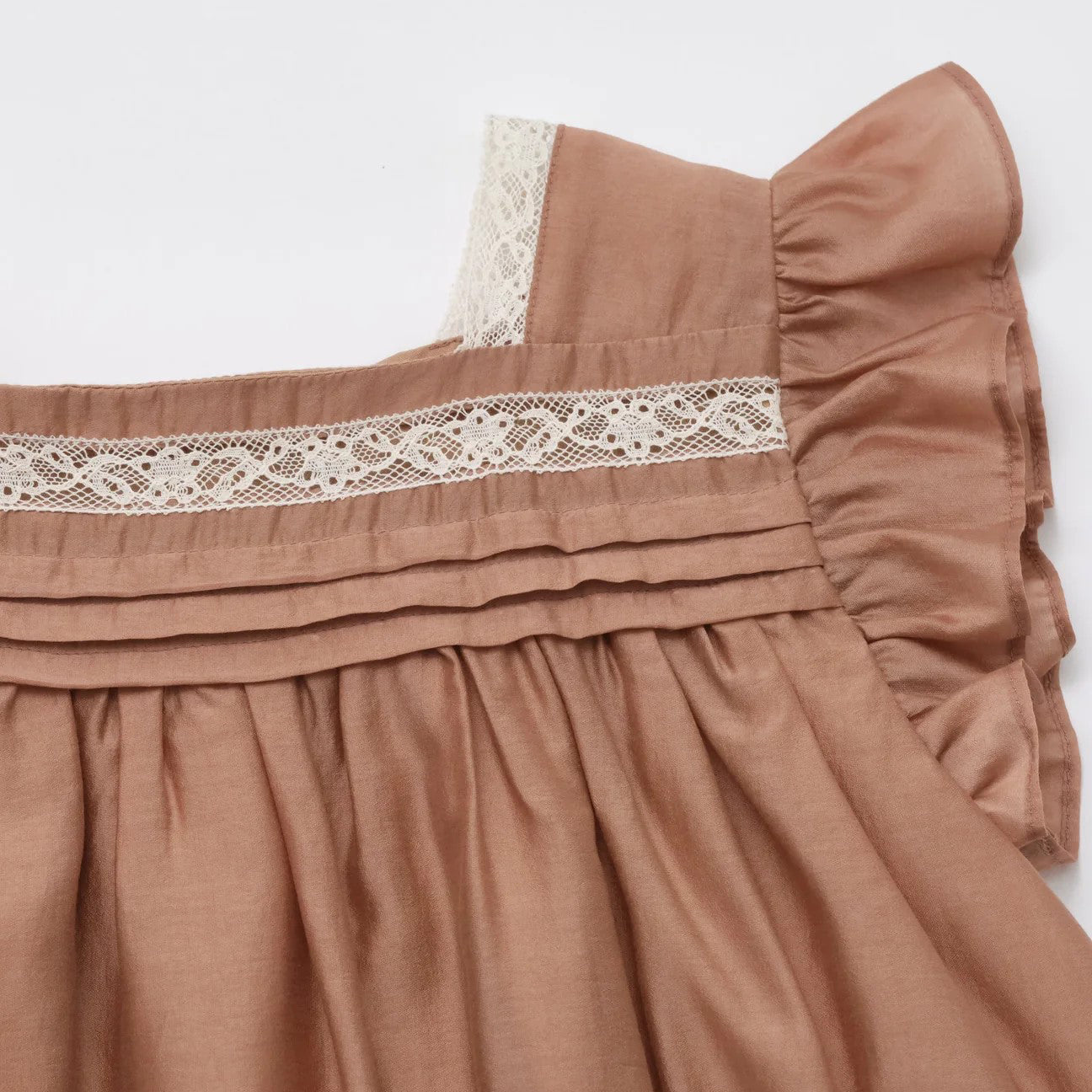 Girls Deep Orange Dress