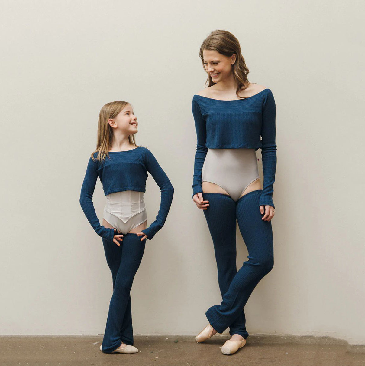 Girls Navy Ballet Top(Poseidon - Kids Vika Top)