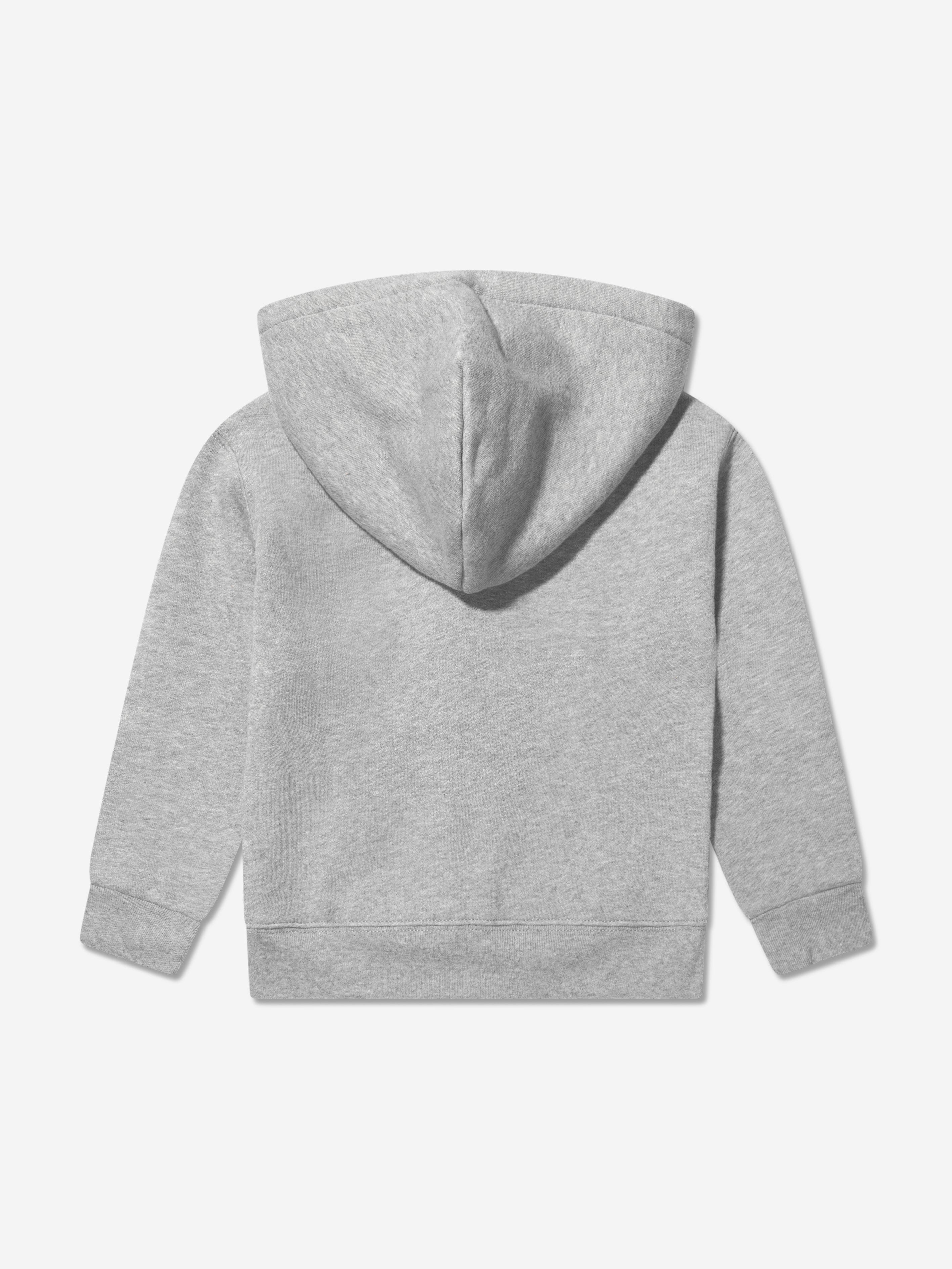 Ralph Lauren Boys Logo Zip Up Top in Grey