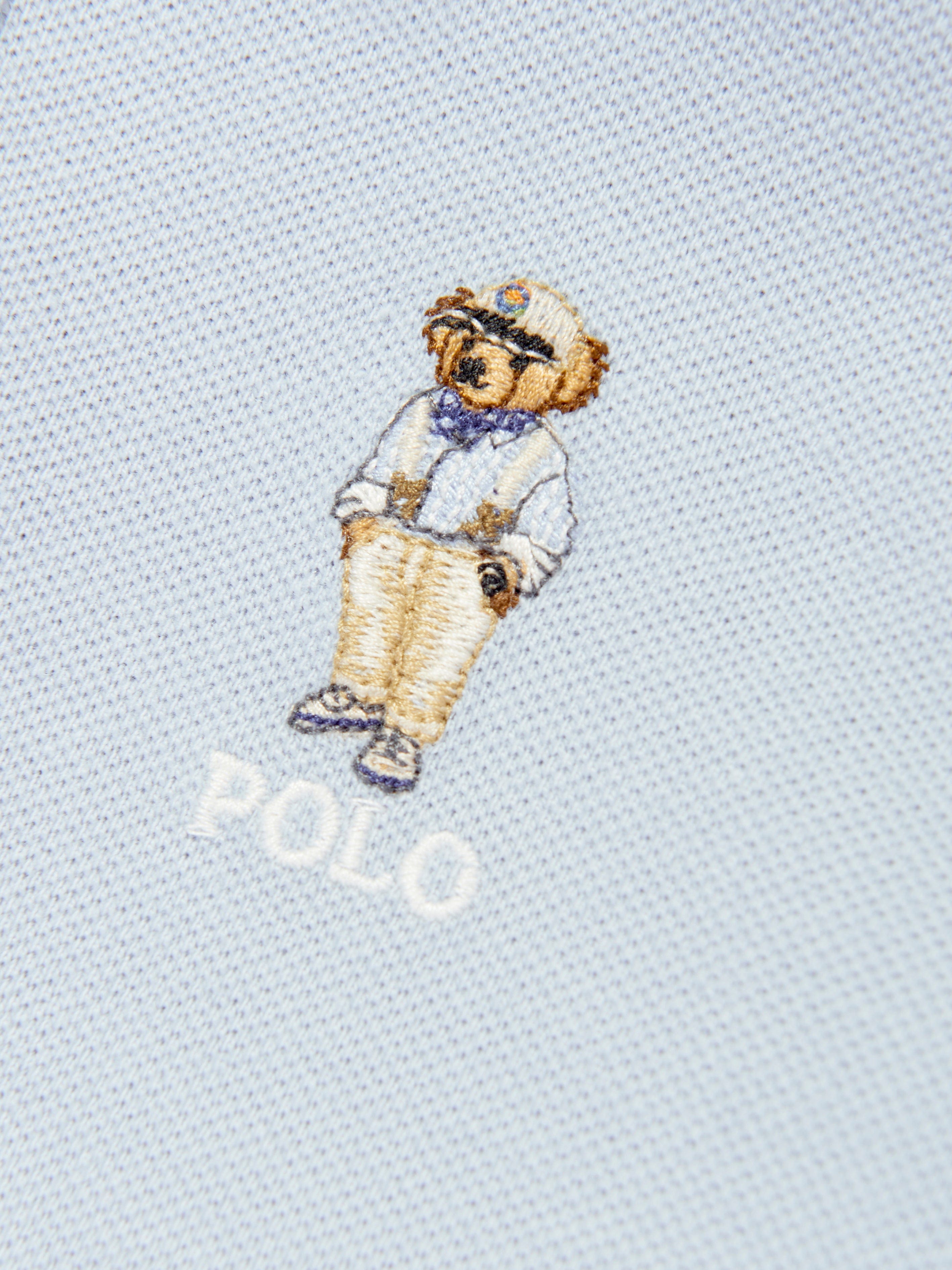 Ralph Lauren Baby Boys Bear Polo Shirt in Blue