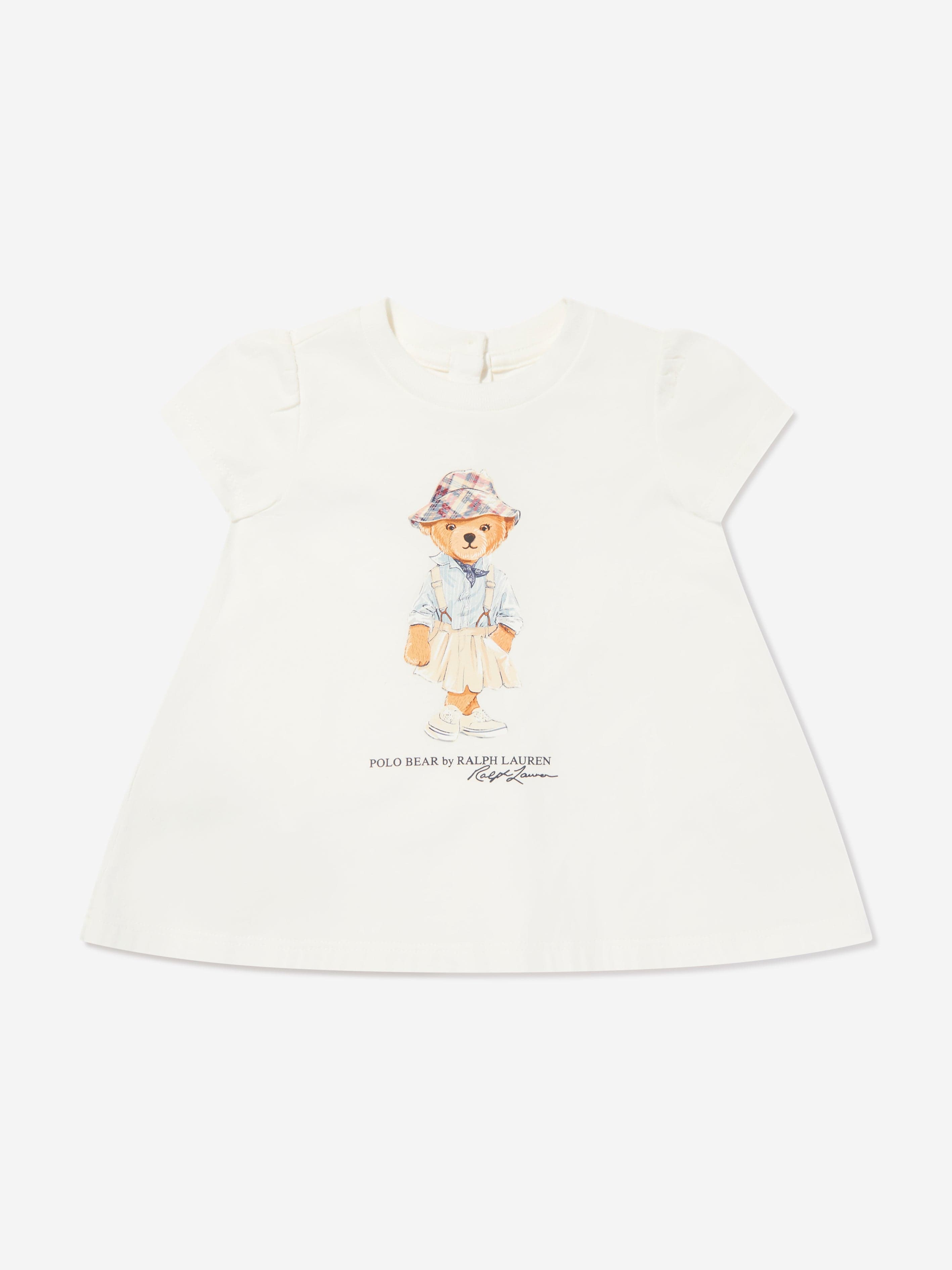 Ralph Lauren Baby Girls Shorts Set in White