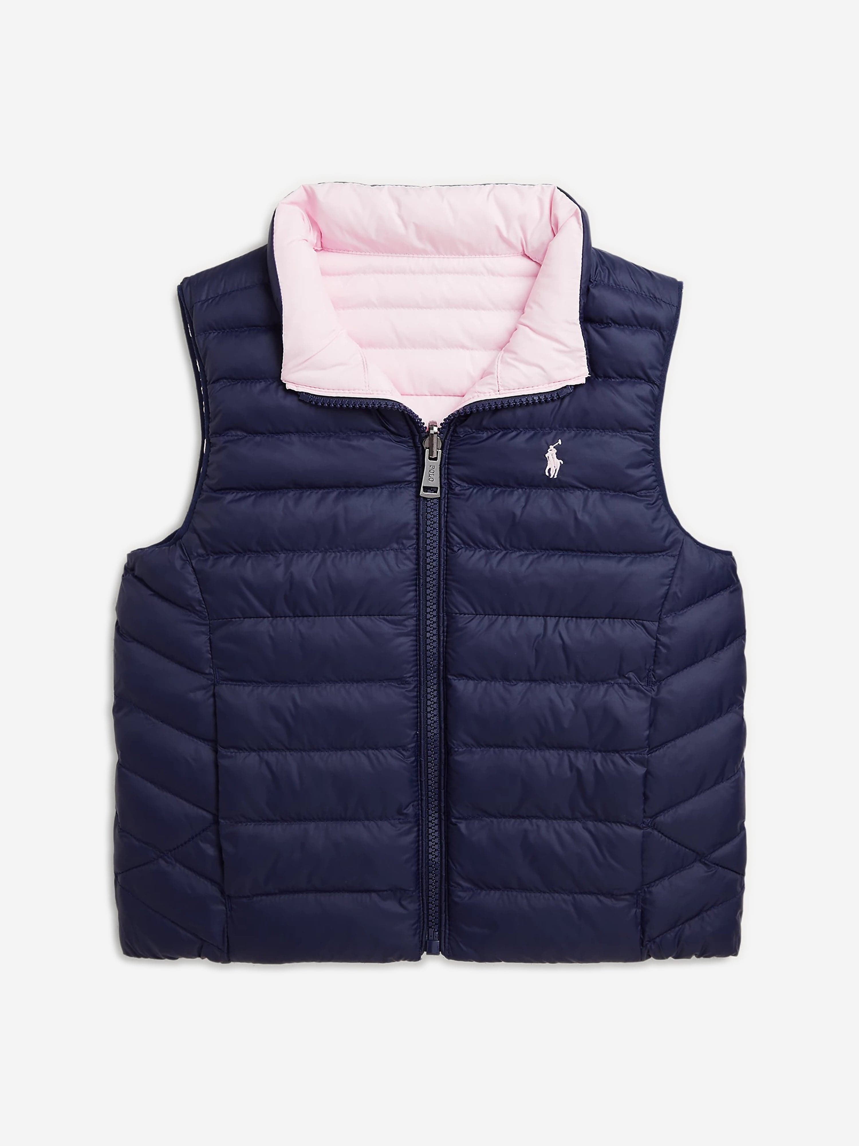 Ralph Lauren Boys Reversible Gilet in Navy