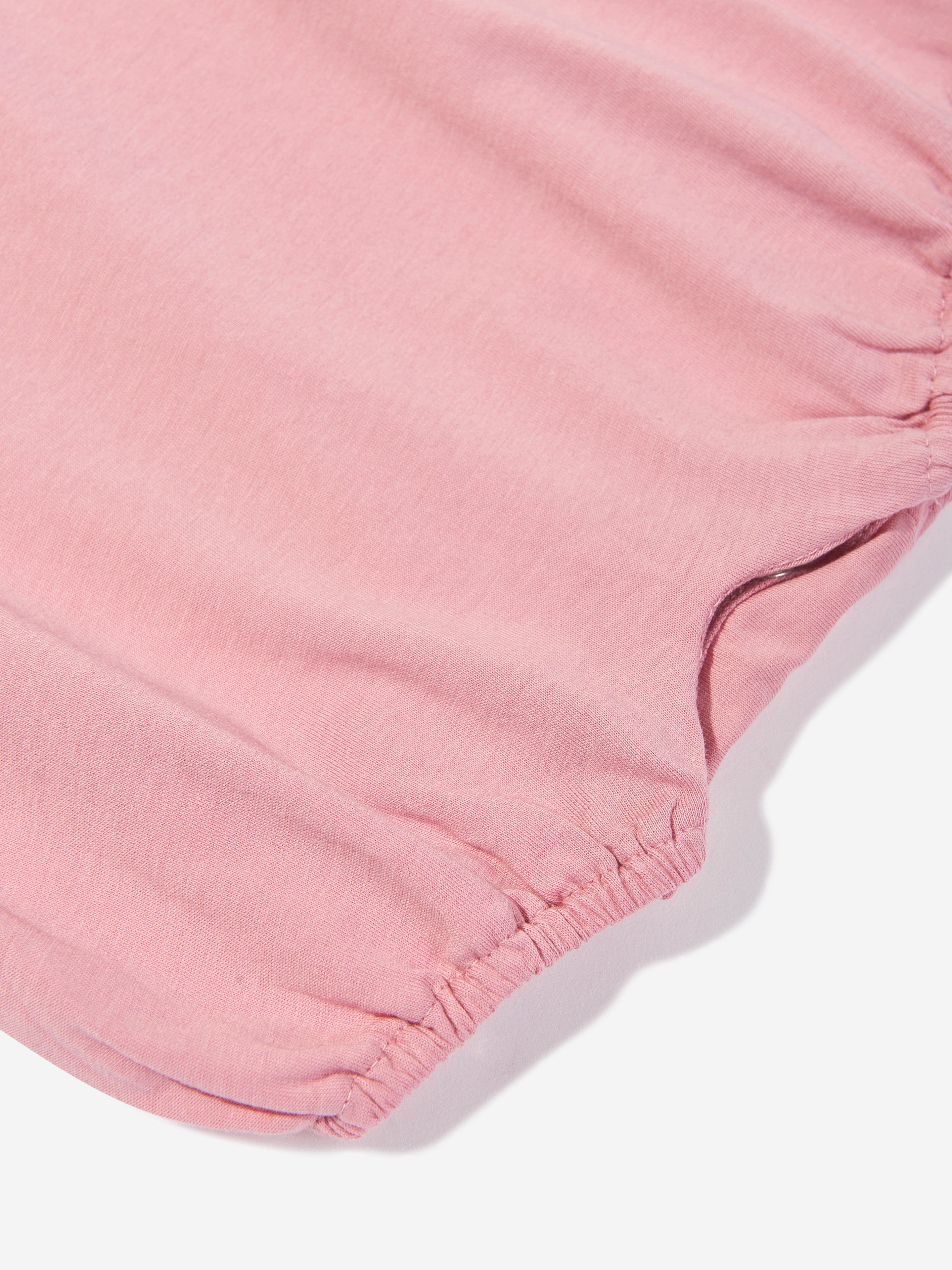 Ralph Lauren Baby Girls Polo Romper in Pink