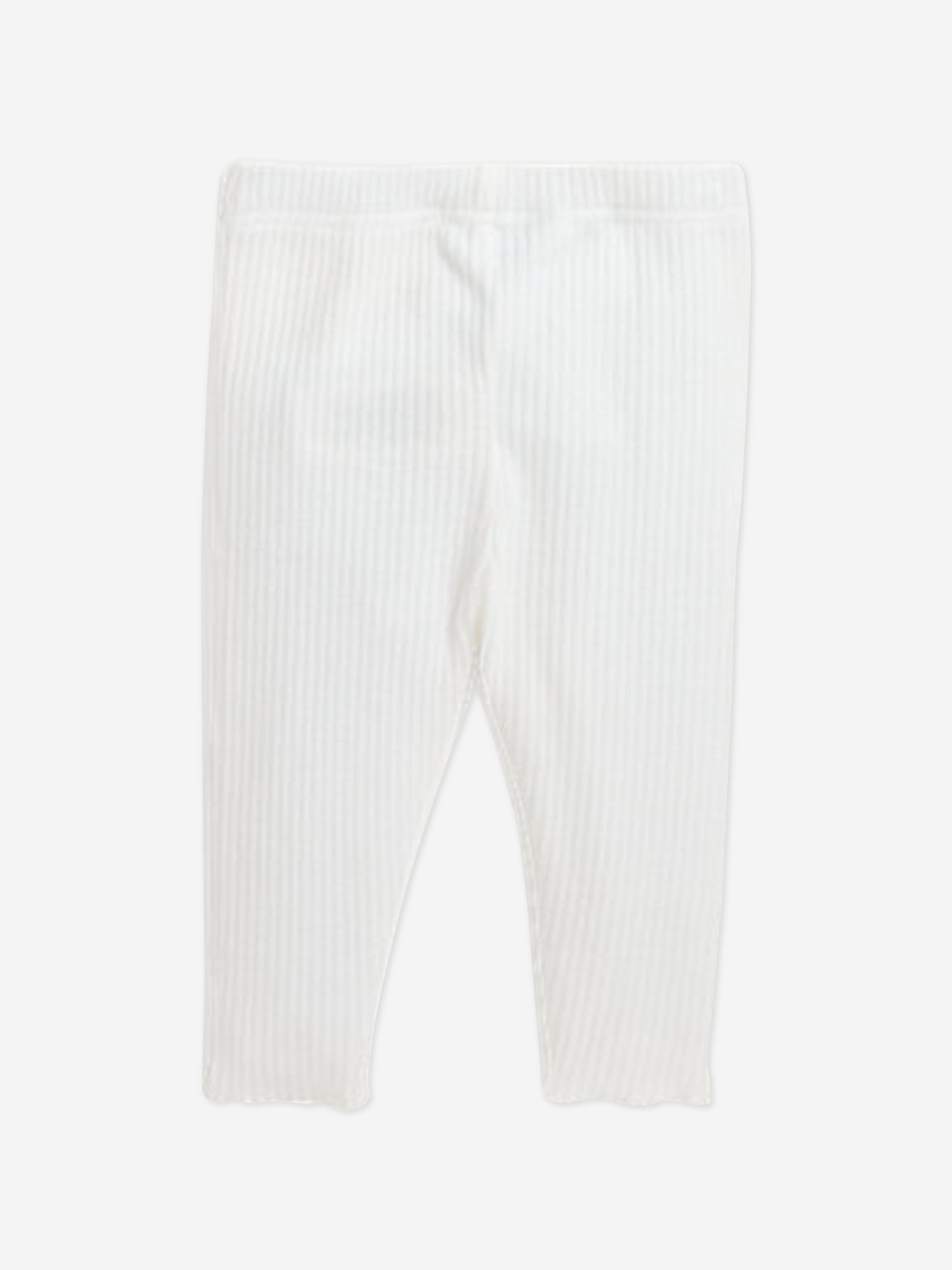 Ralph Lauren Baby Girls Bear Leggings Set in Navy