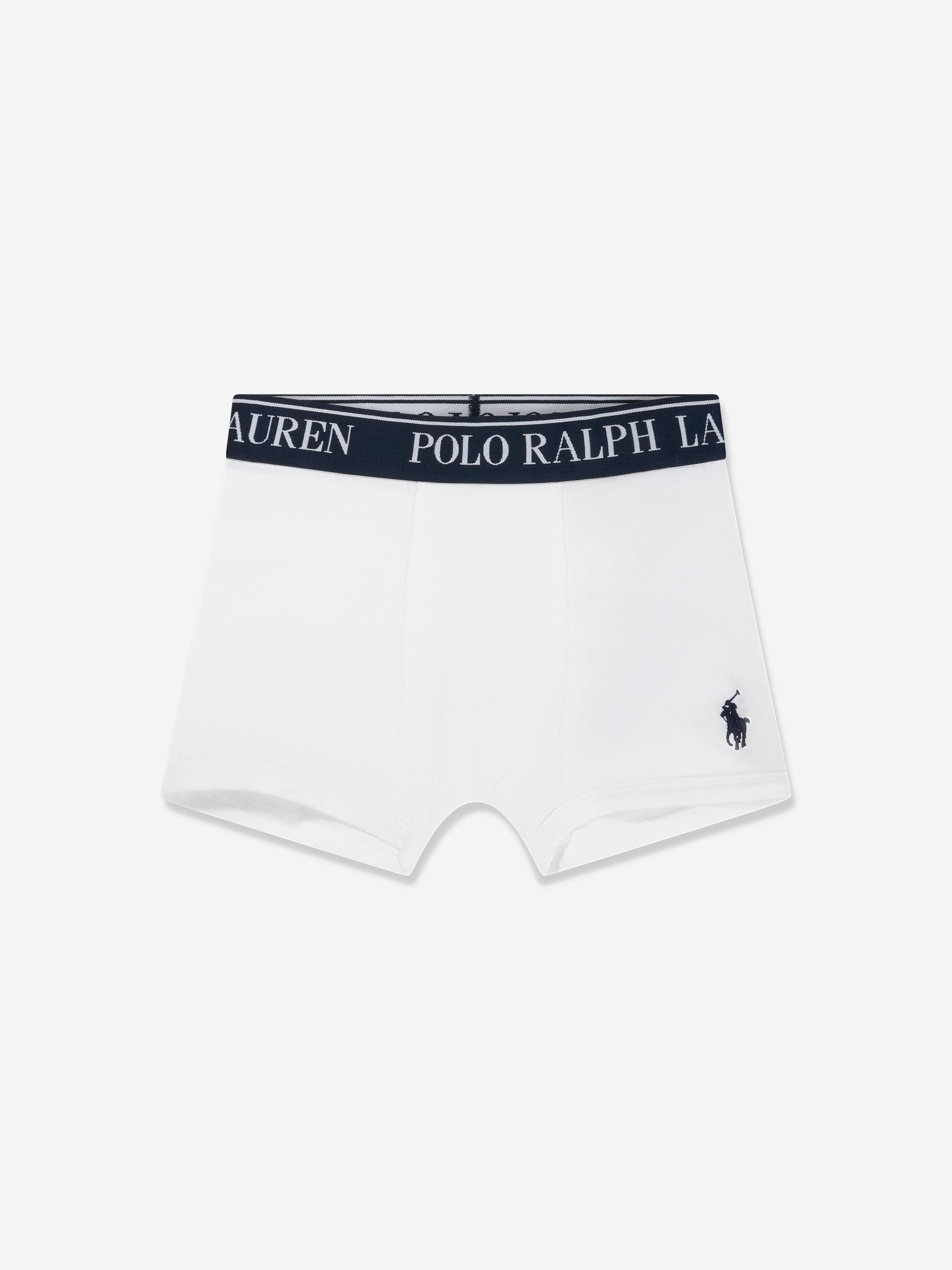 Ralph Lauren Boys 3 Pack Boxer Shorts Set in White