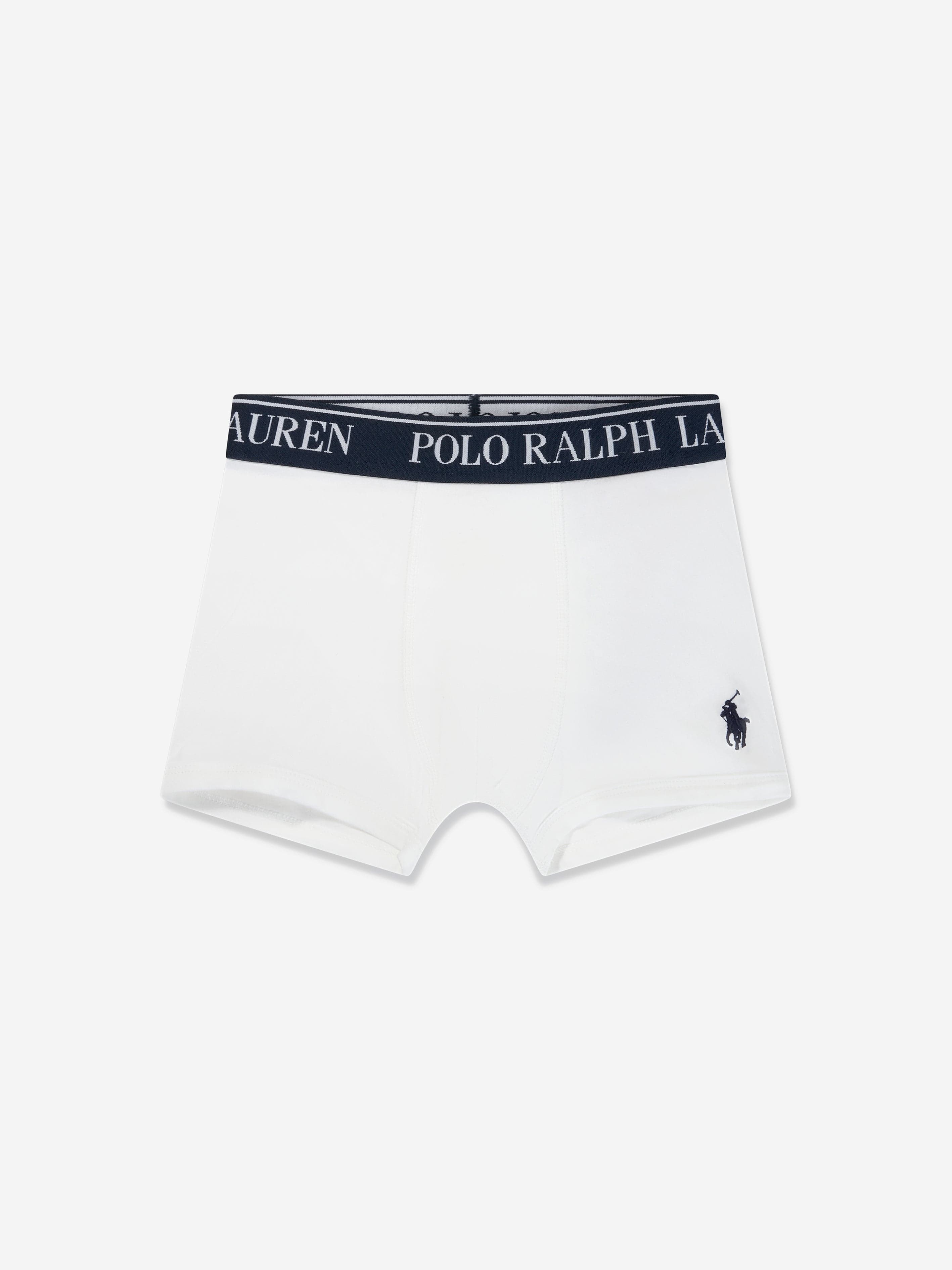 Ralph Lauren Boys 3 Pack Boxer Shorts Set in White