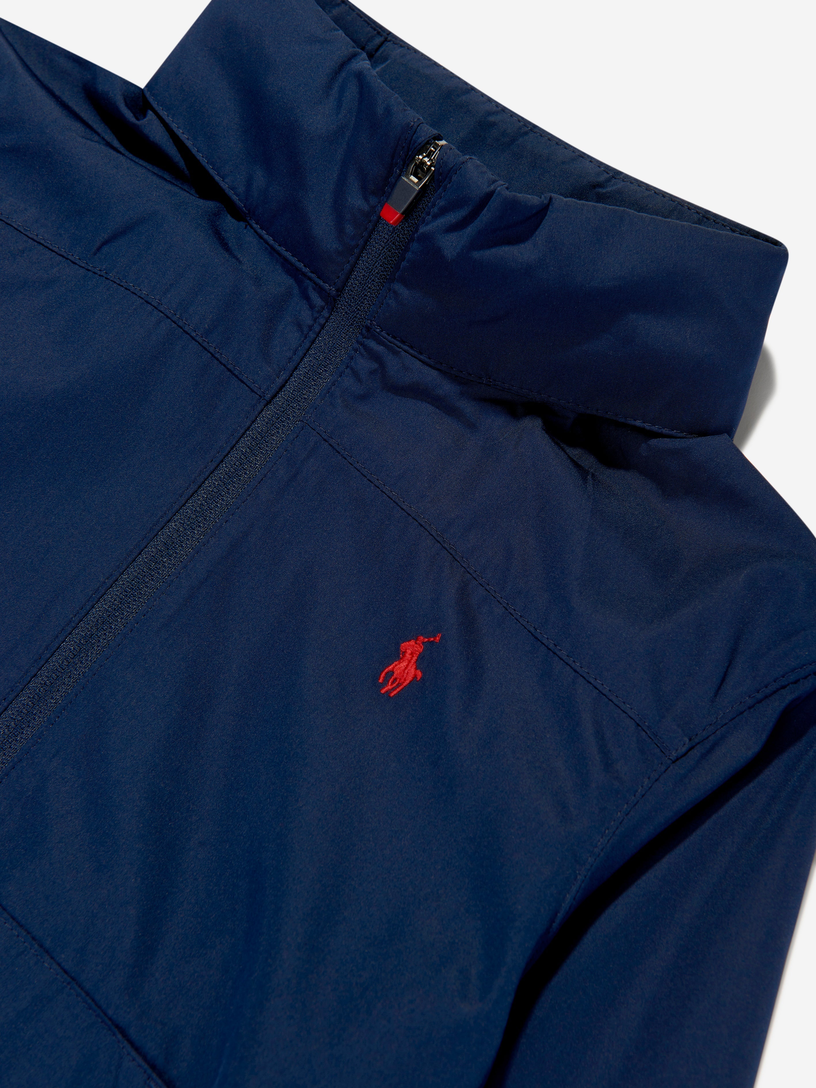 Boys Hooded Windbreaker in Navy
