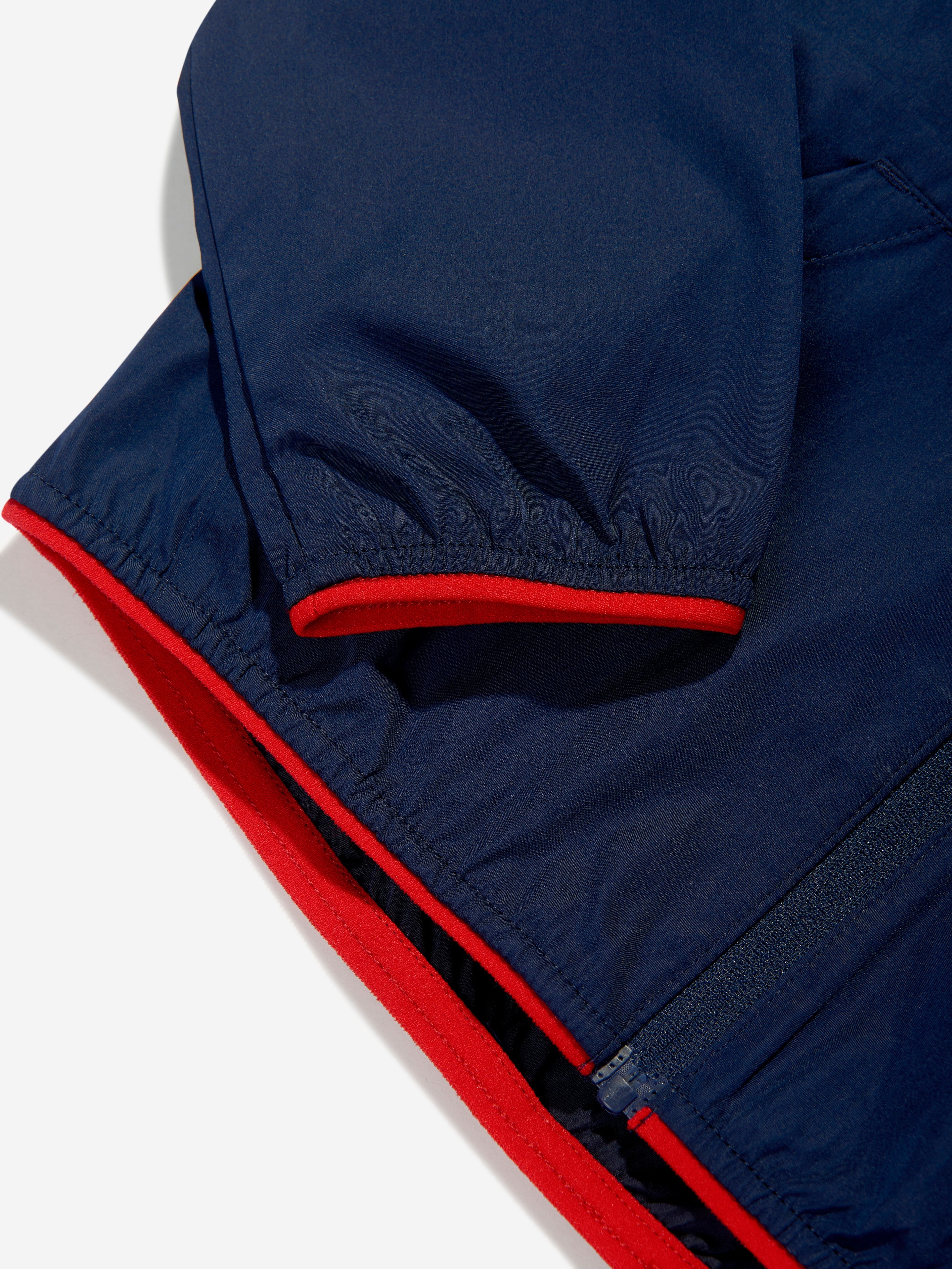 Boys Hooded Windbreaker in Navy