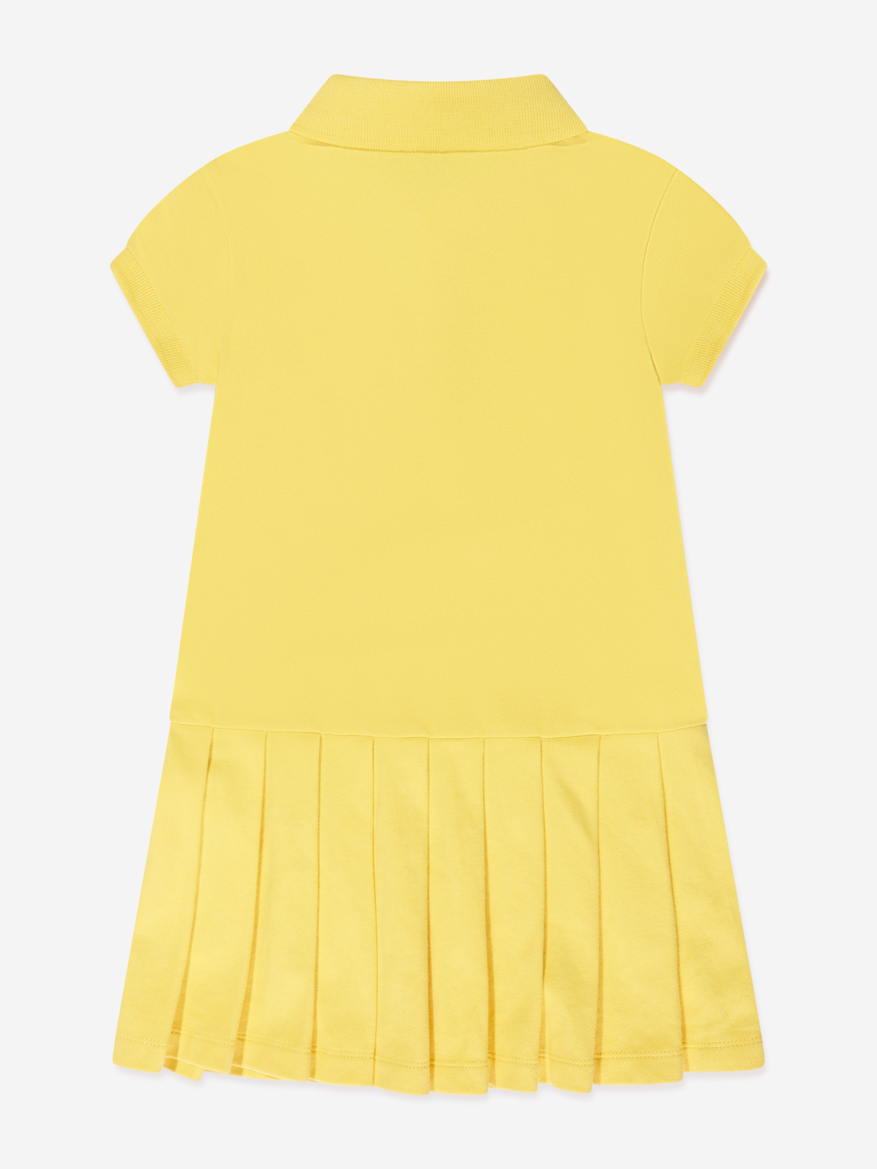 Girls Polo Dress in Yellow