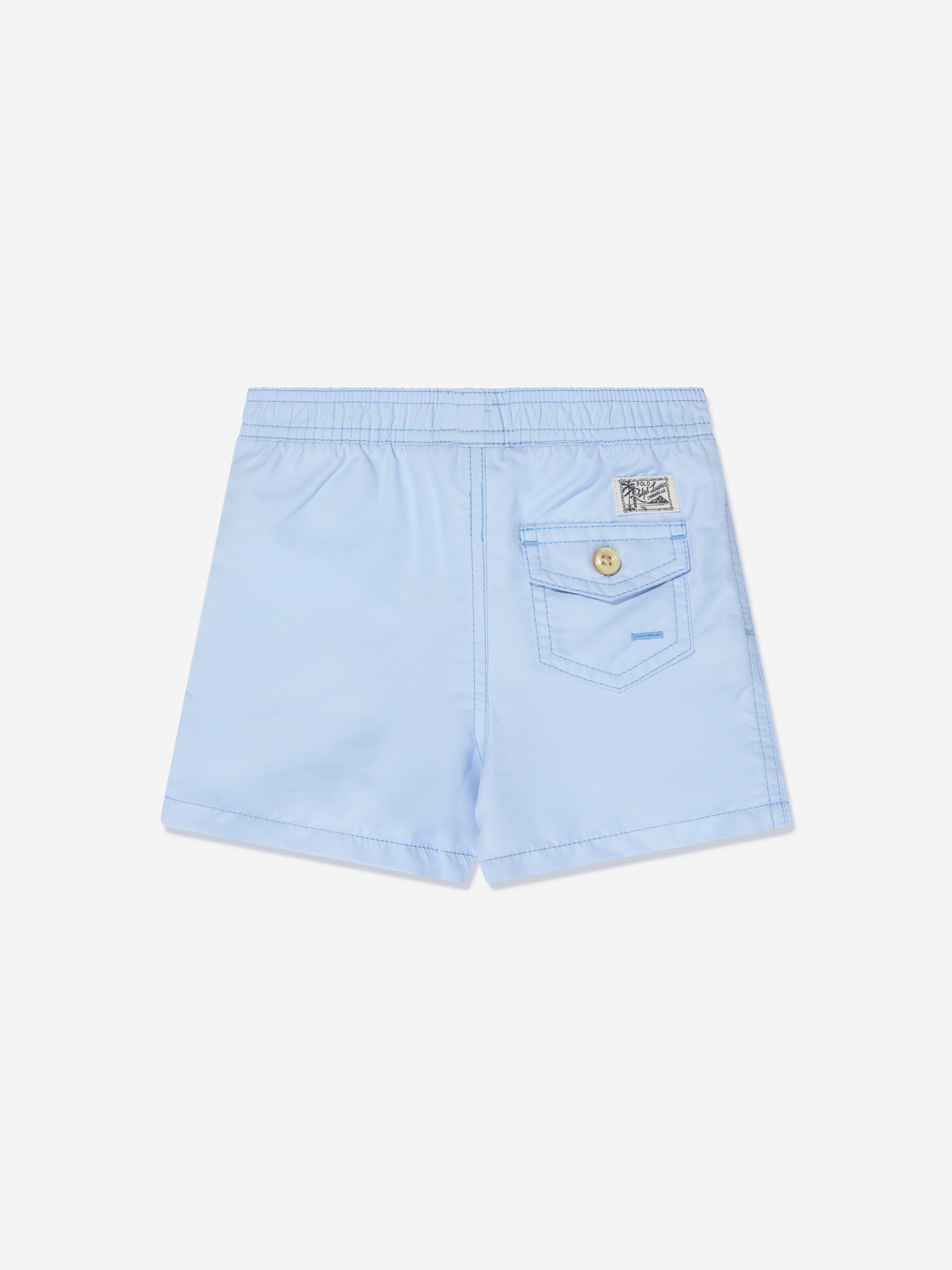 Boys Logo Swim Shorts in Blue