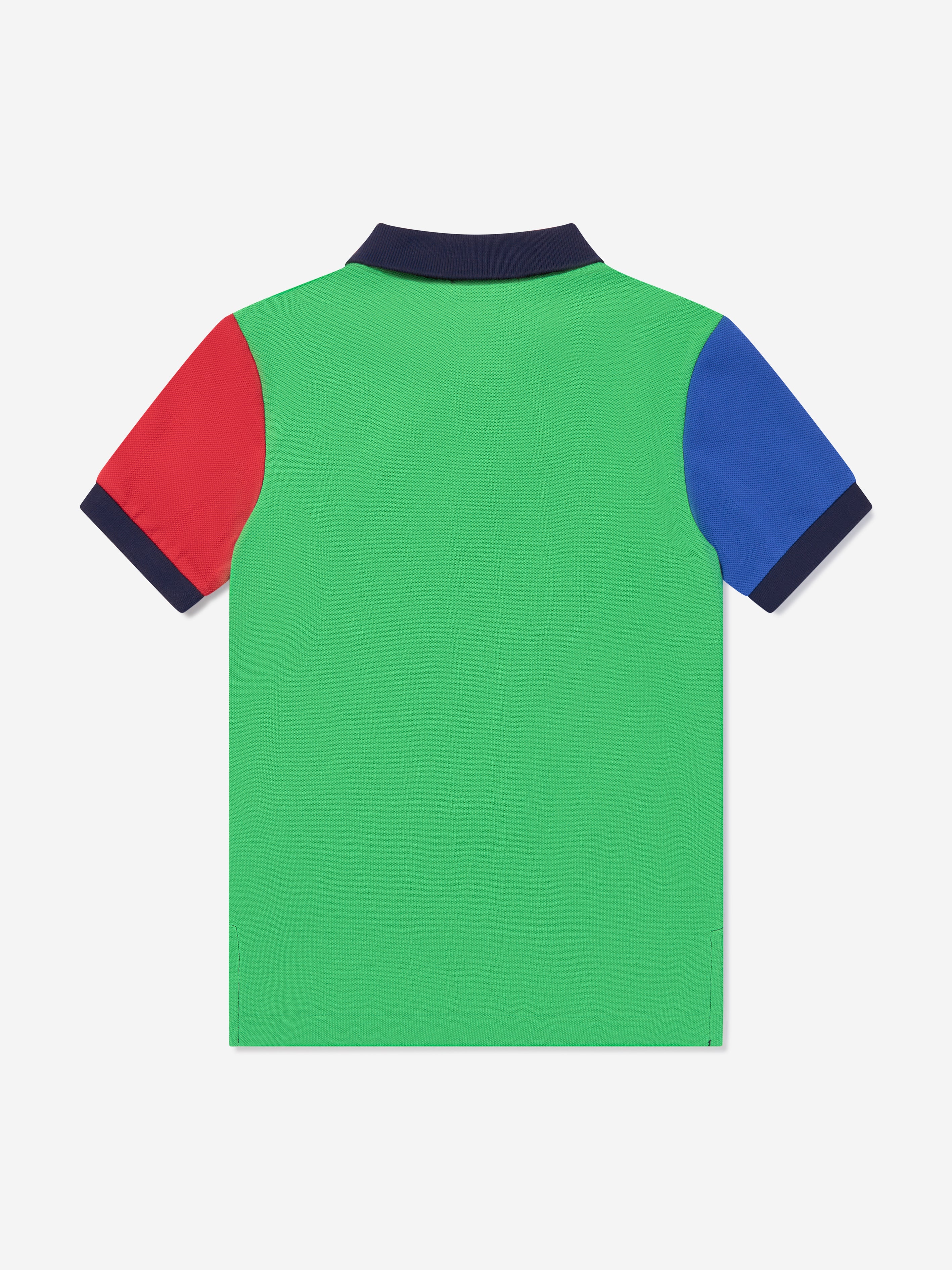 Boys Logo Polo Shirt in Navy