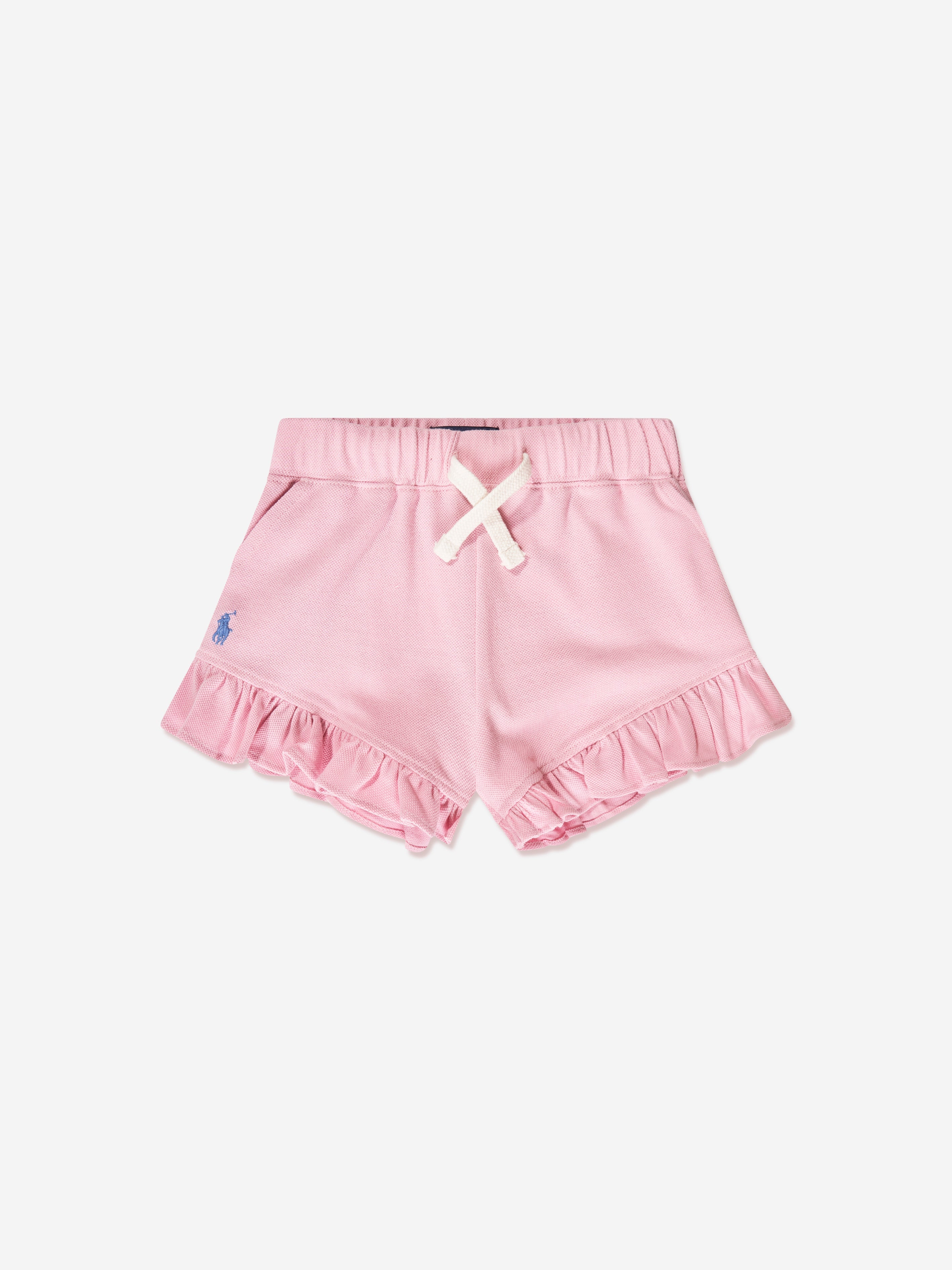 Girls Ruffle Shorts in Pink
