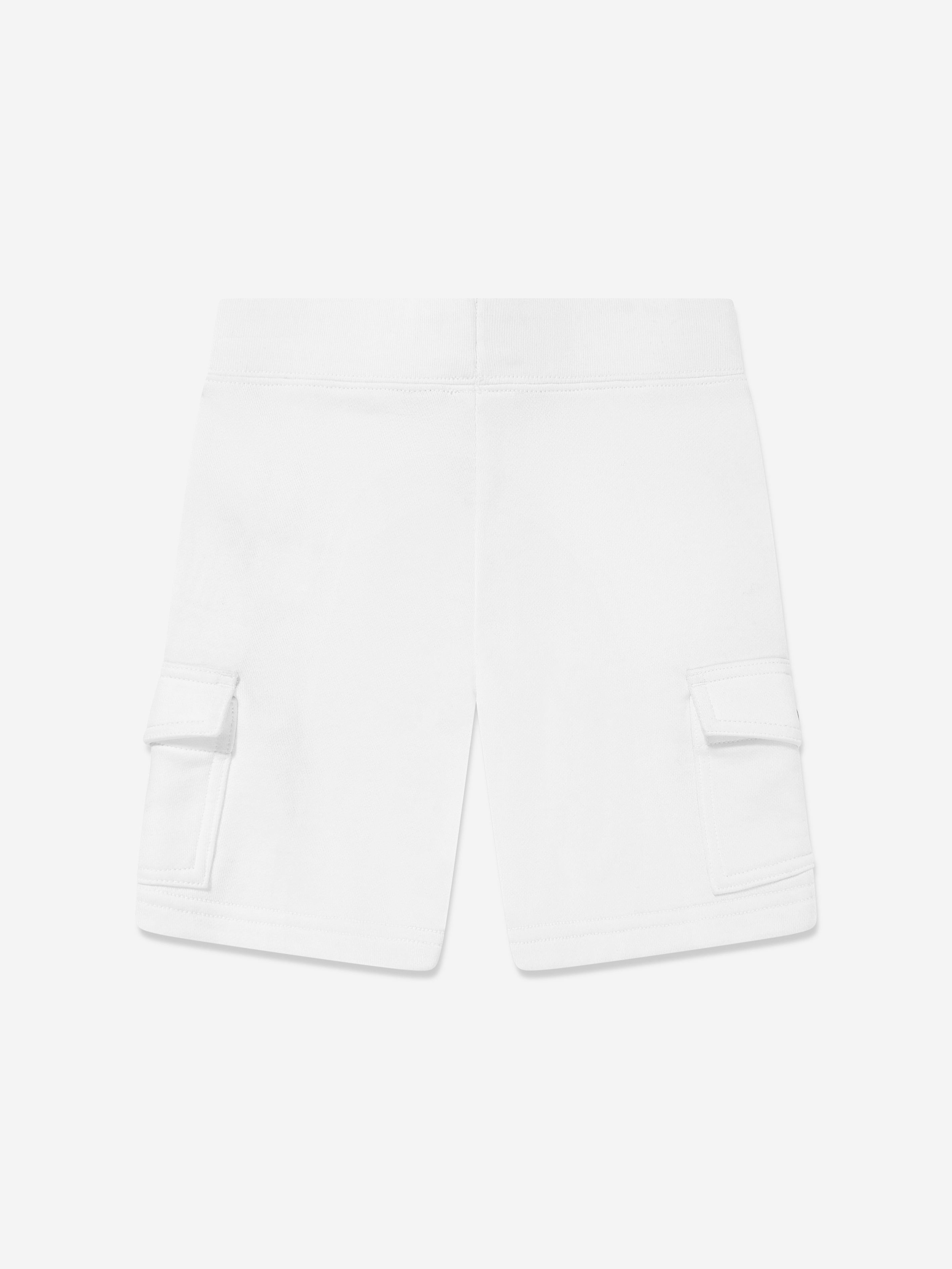 Boys Cargo Shorts in White