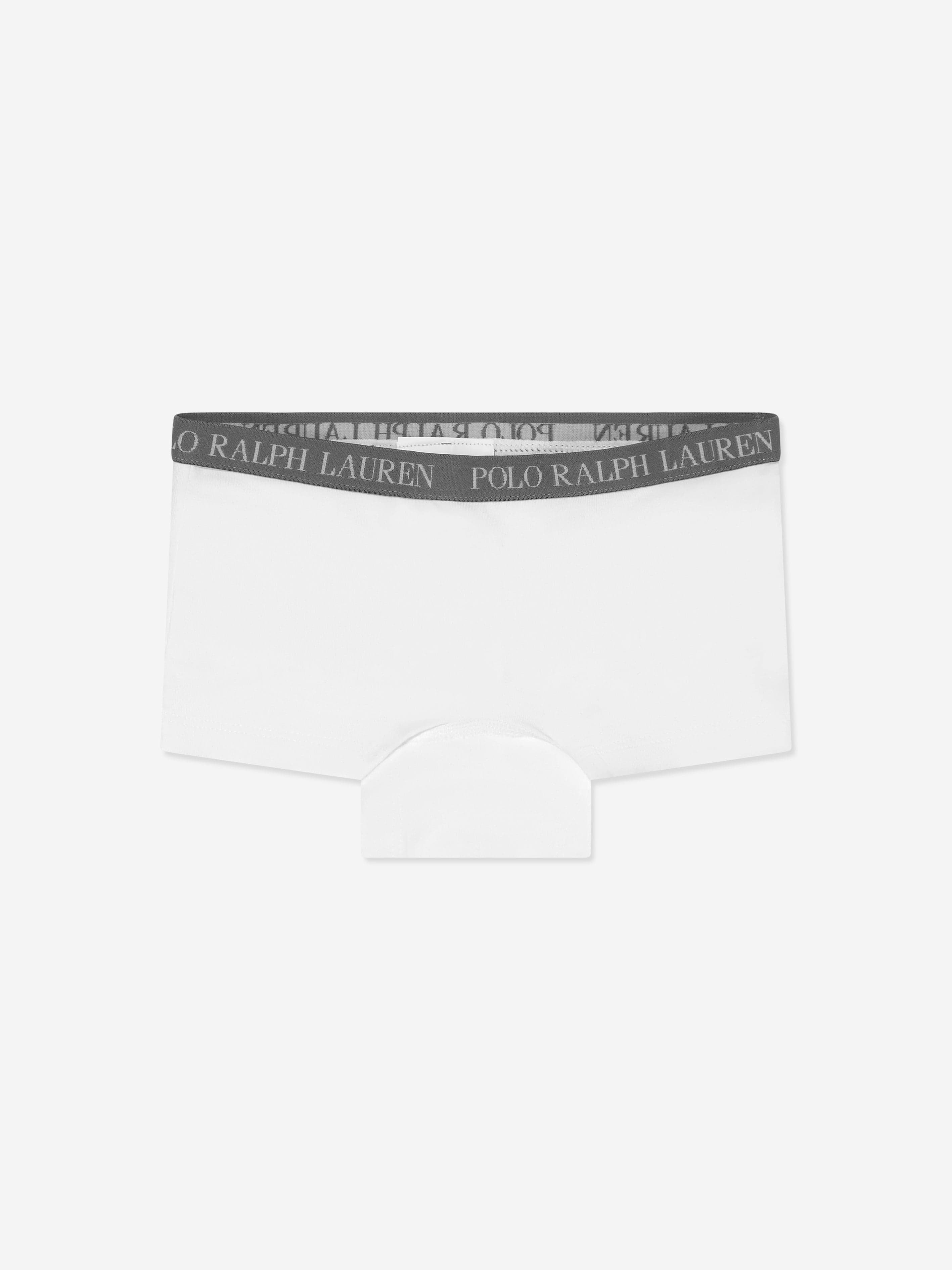 Ralph Lauren Girls 2 Pack Boxer Briefs Set in Grey