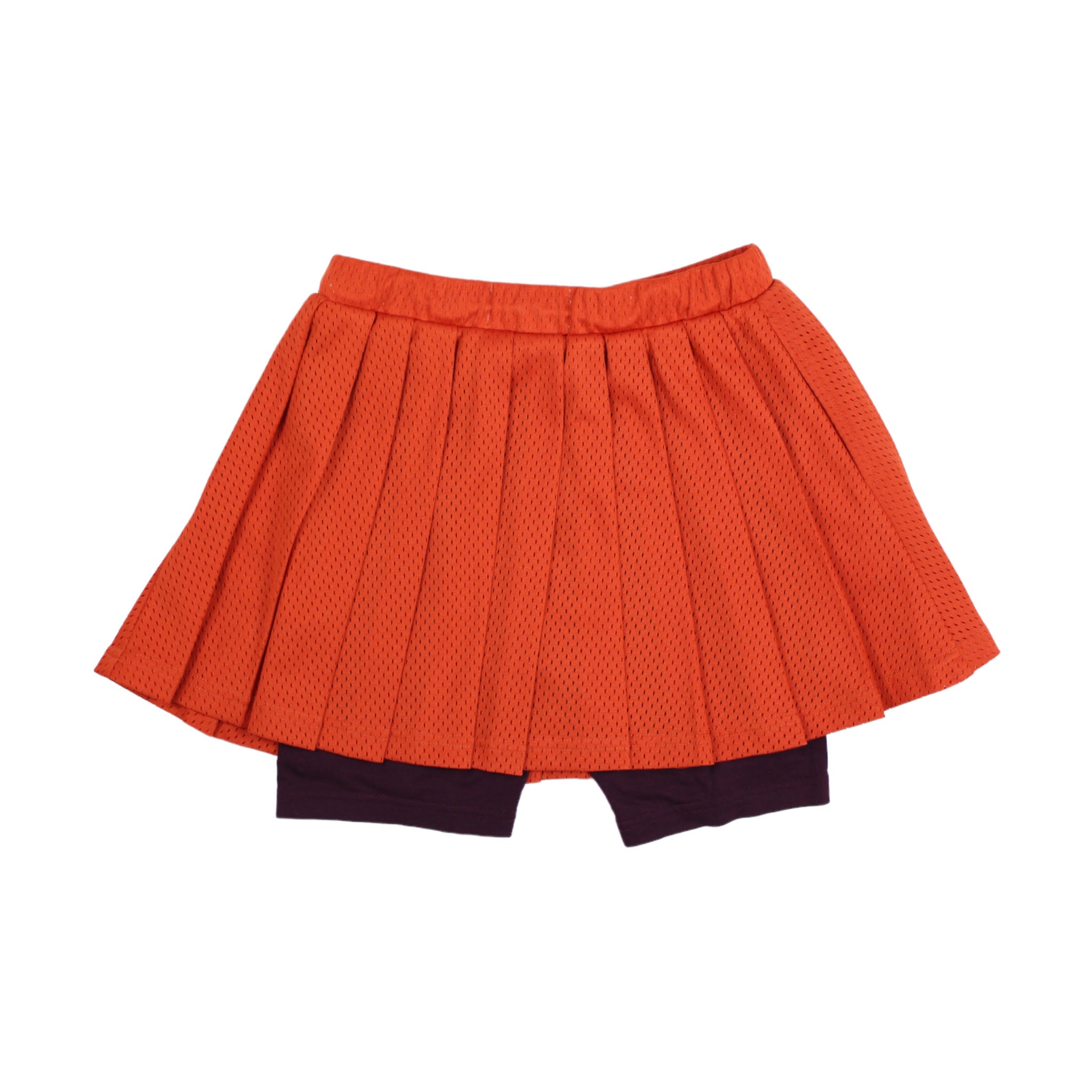 Girls Rouge Pleated Skirt