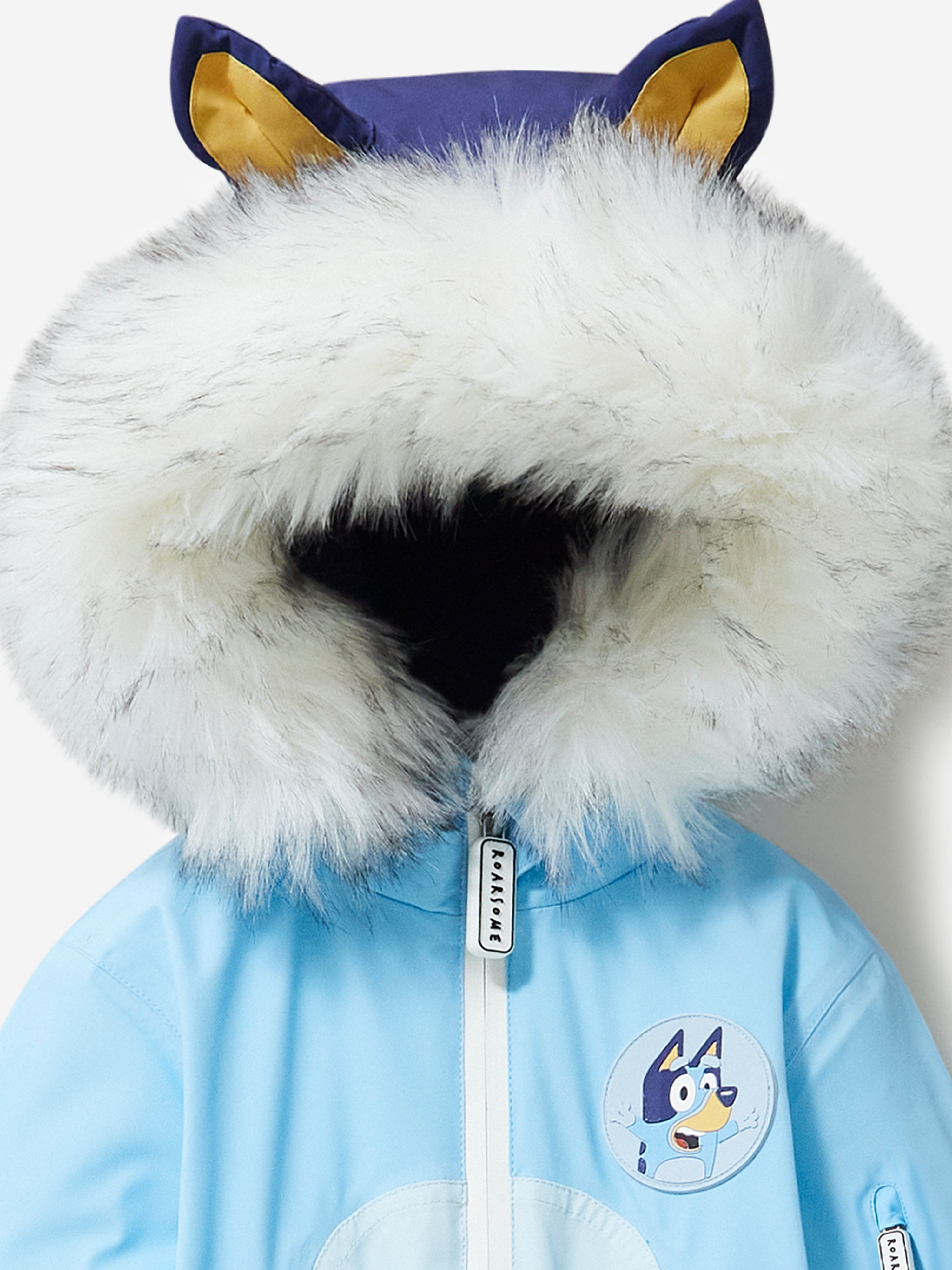 Kids Bluey Snowsuit in Blue