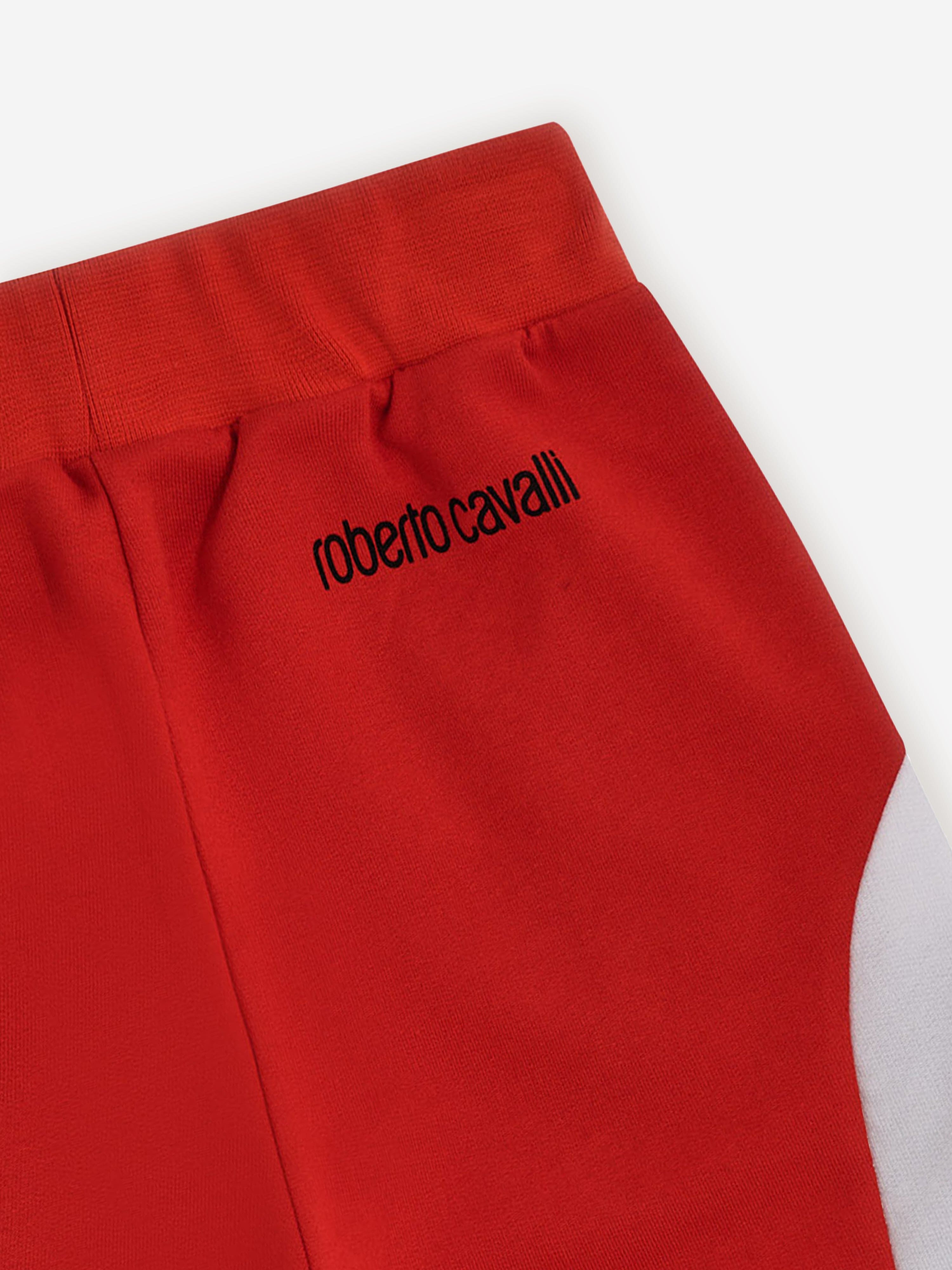 Roberto Cavalli Boys Eagle Shorts in Red
