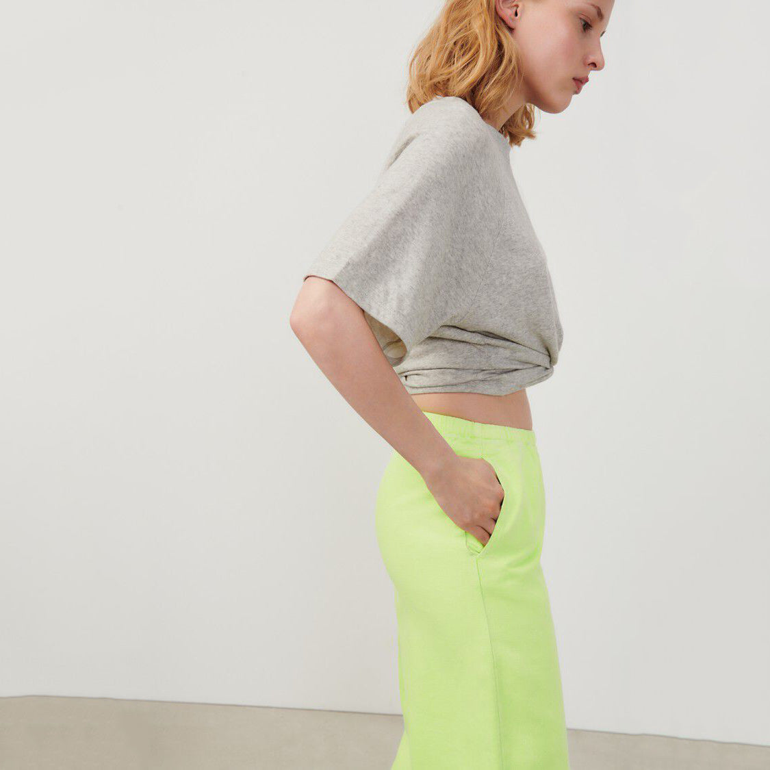 Women Grey Cotton T-Shirt