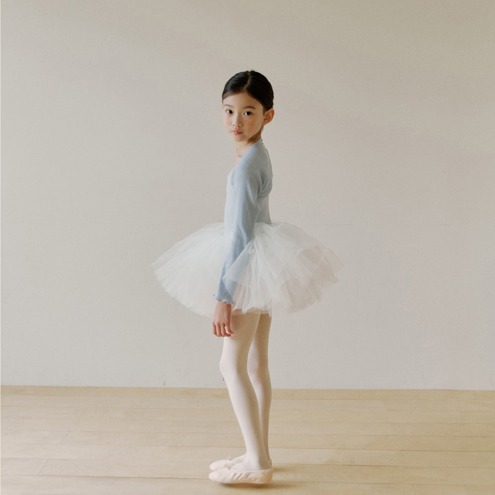 Girls Blue Ballet Shoulder Warmer